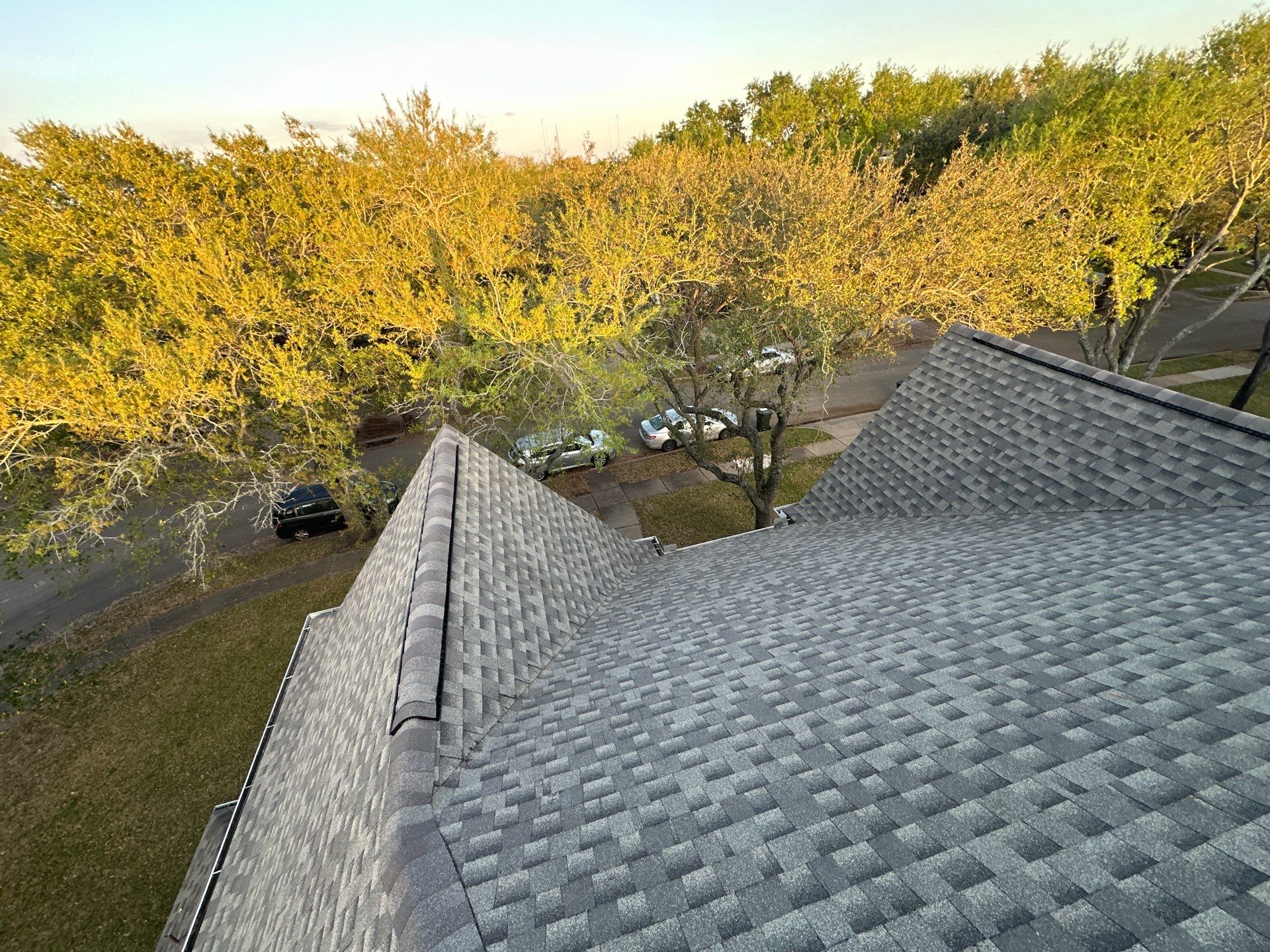 Residential Roofing Installation using GAF Timberline HDZ by Motion Roofing