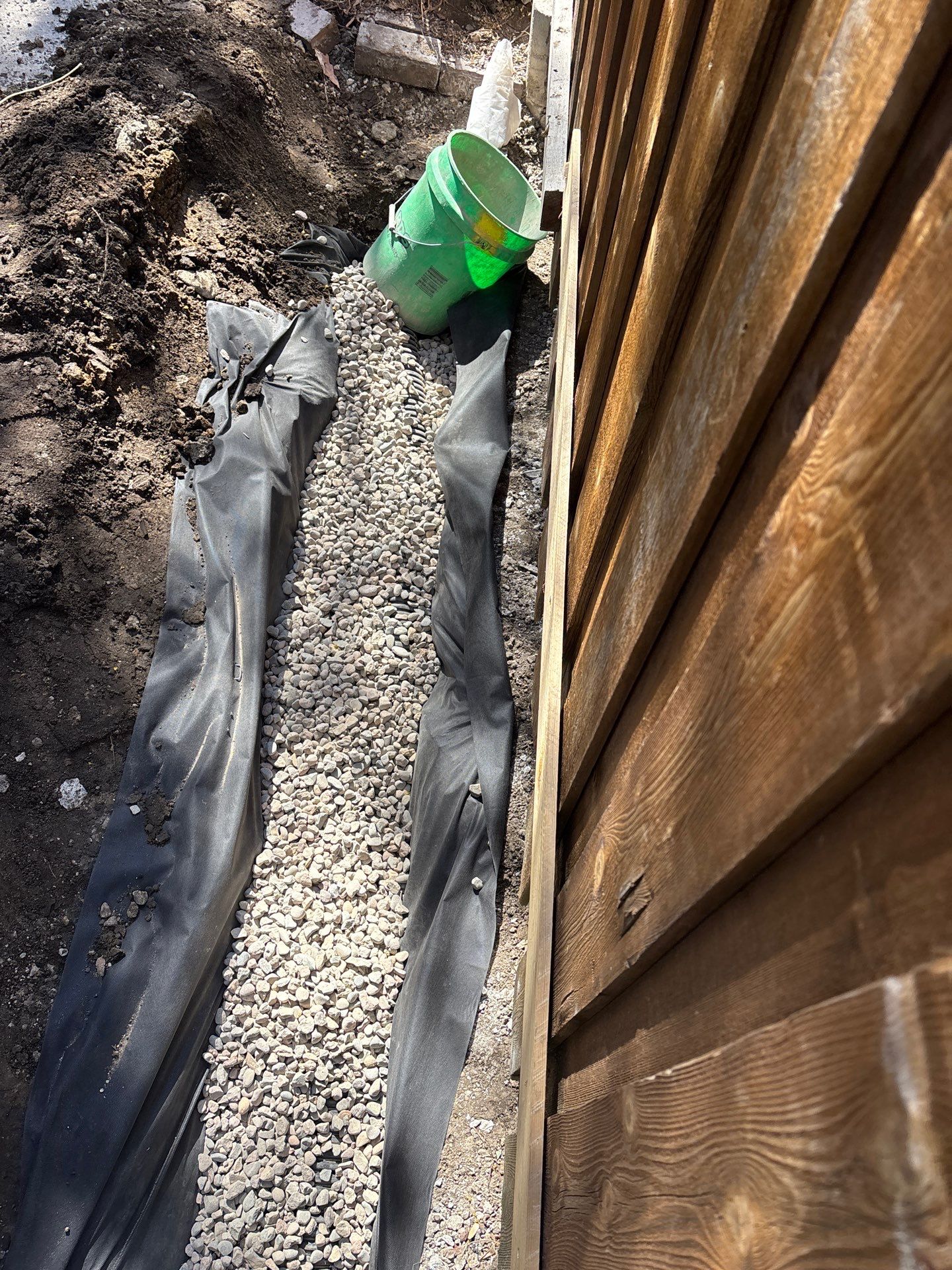Foundation Drainage Board & French Drain in Southwest Minneapolis by Waterproofing Northeast