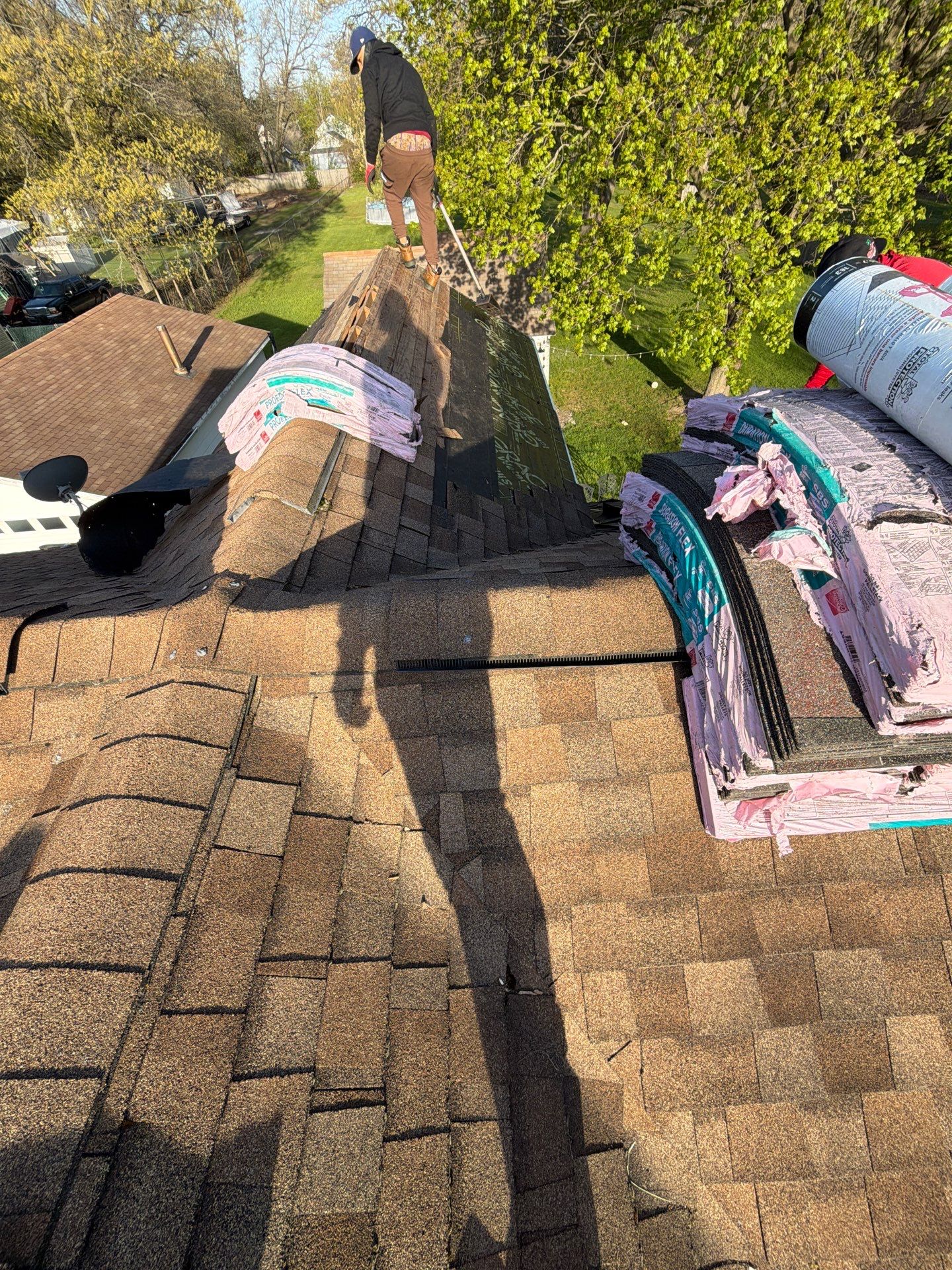 Roof Replacement using Owens Corning Duration Flex by 180 Contractors
