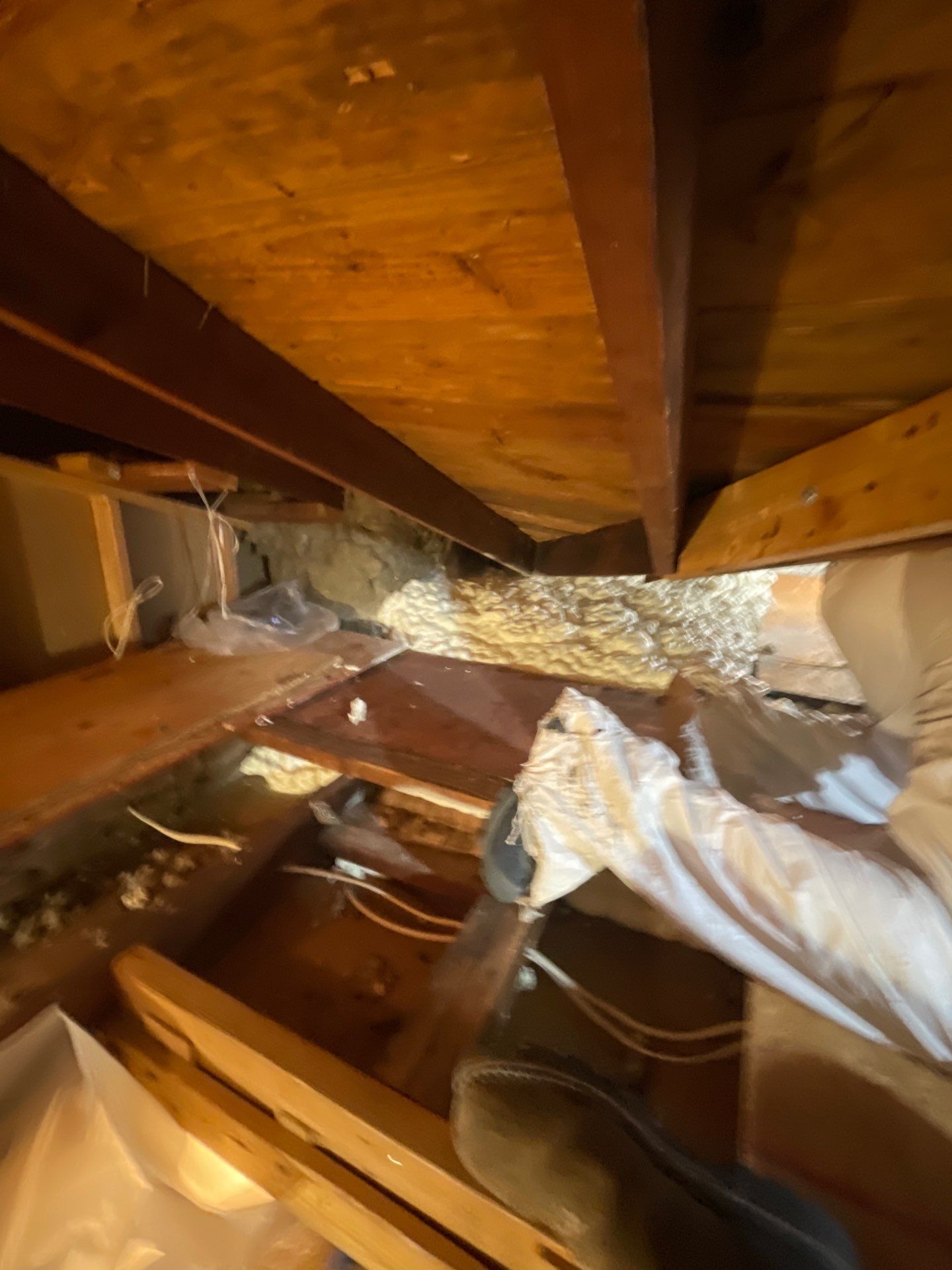 Open Cell to an Attic Flat by NYS Foam & Energy