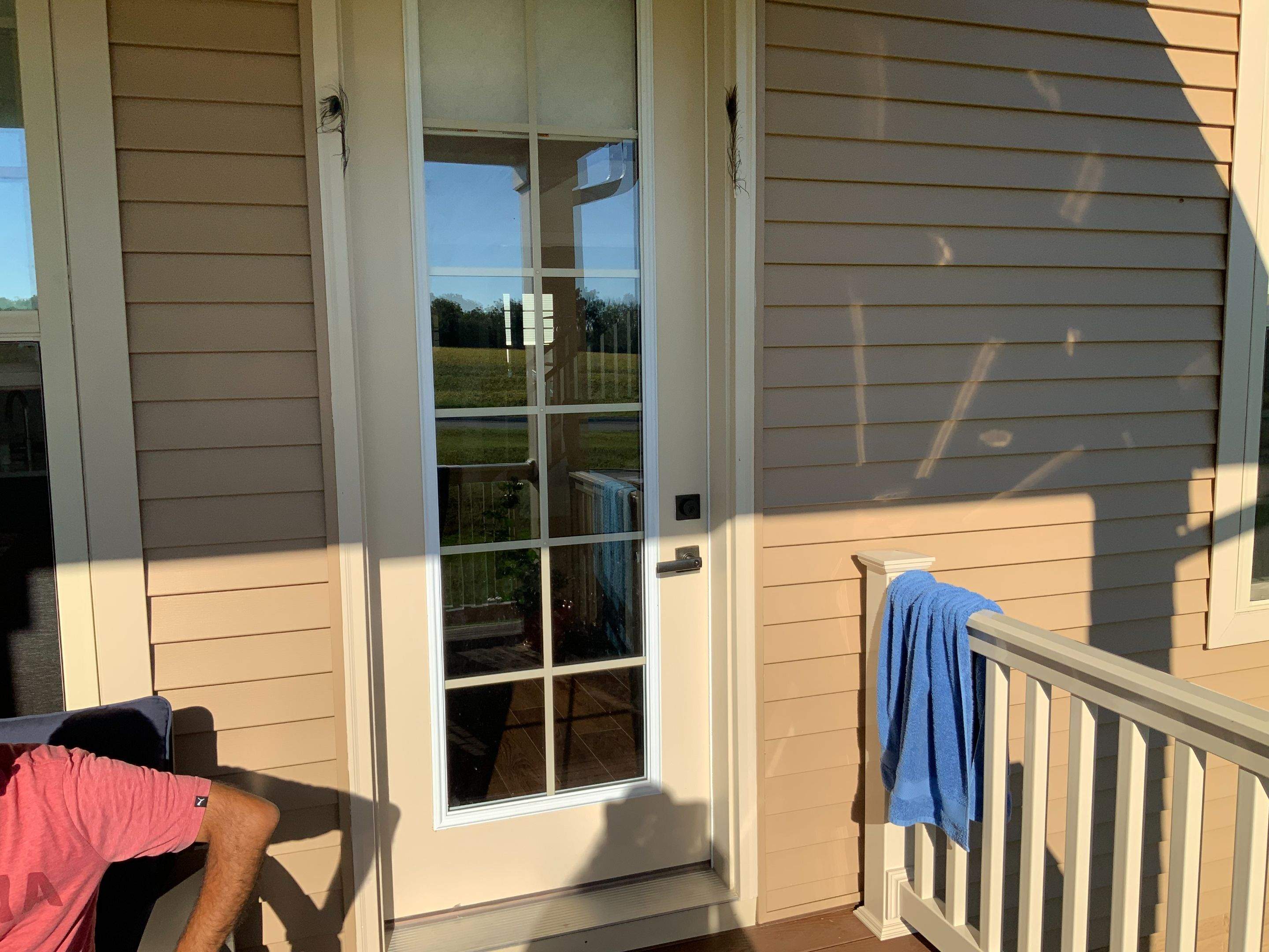 Deck Installation using New Vinyl Gate  by Alpha Design Services