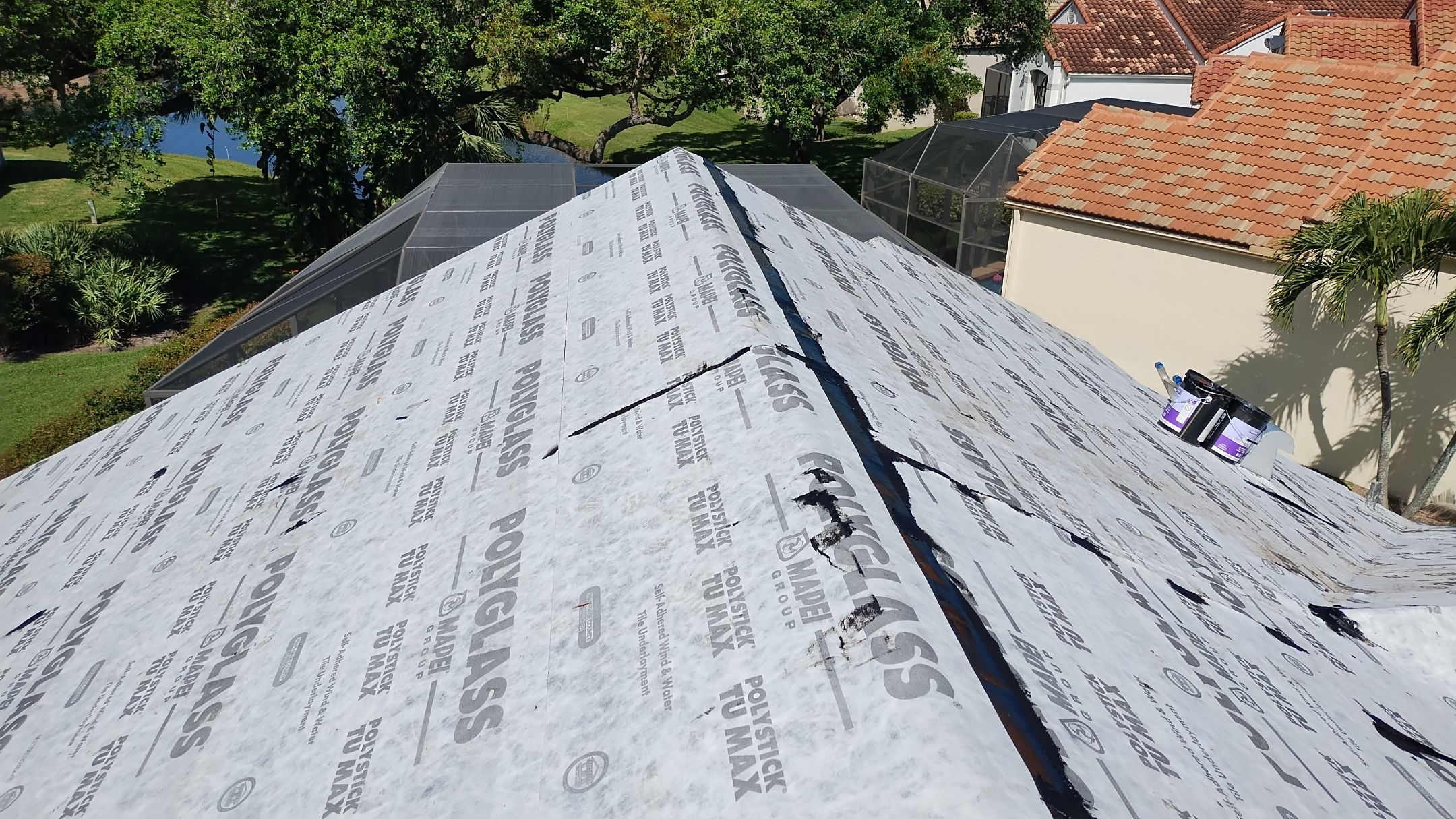 Residential Roofing Installation using WestLake Roofing Tile by BLUES BROTHERS ROOFING