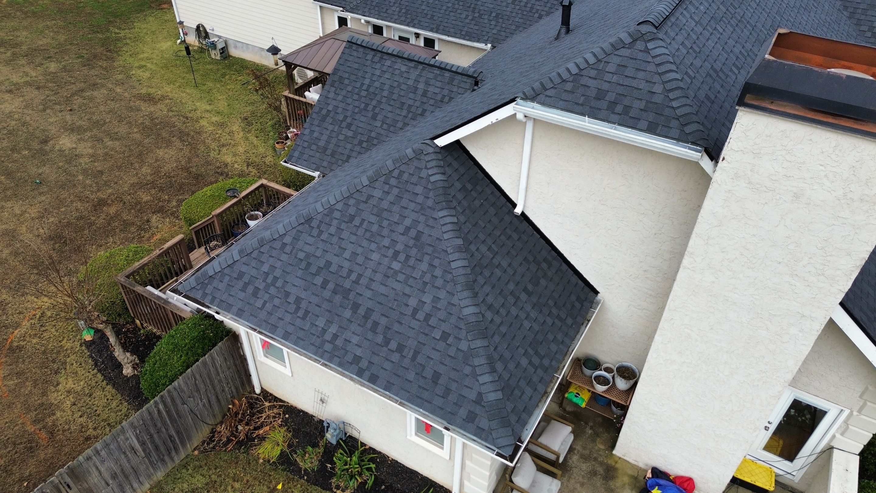 Roswell, GA Roof Replacement CertainTeed Landmark Moire Black by Reset Roofing