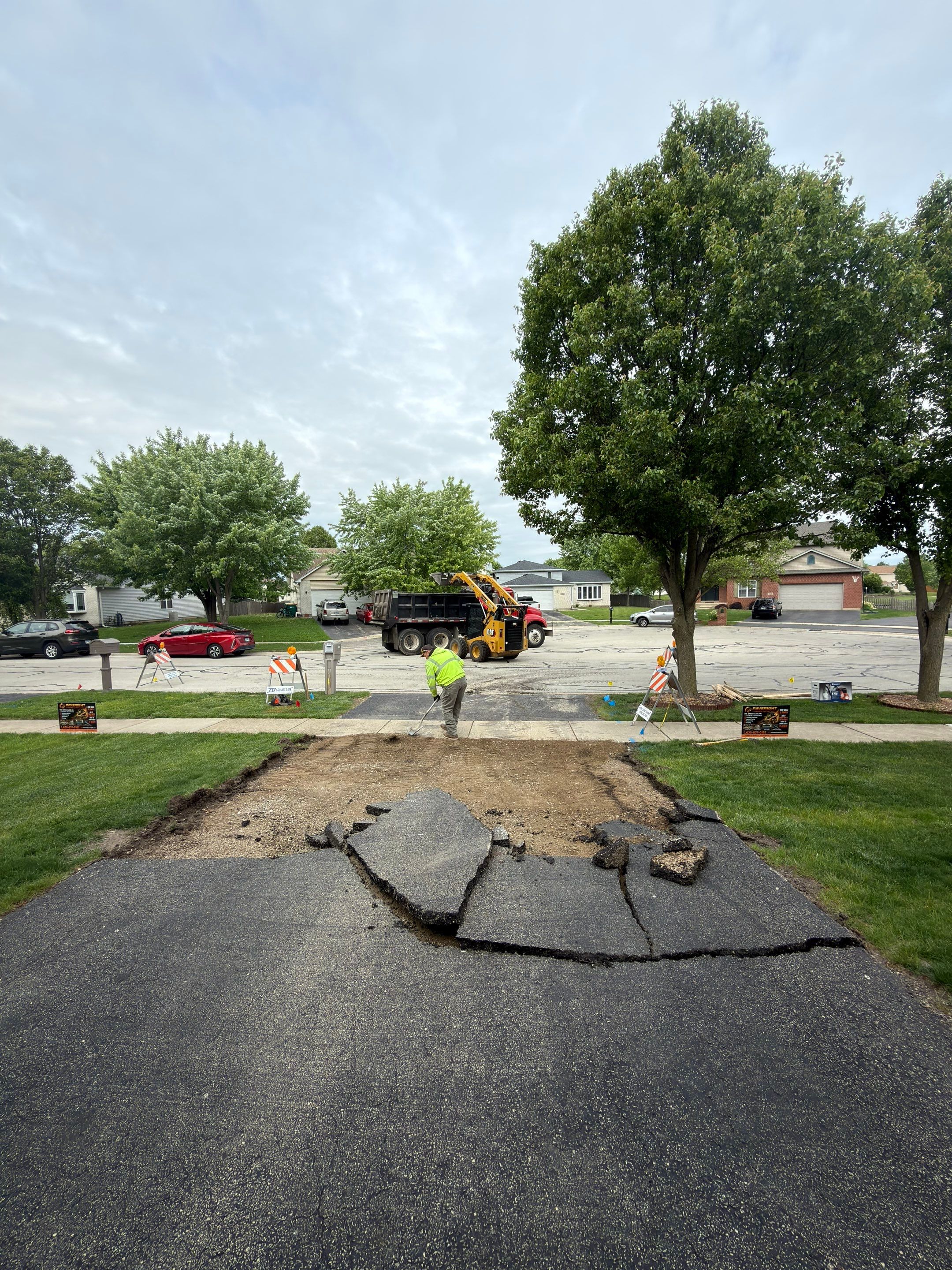Asphalt Driveway Installation & Curb Appeal Upgrade by PaveRight Concrete&Asphalt LLC