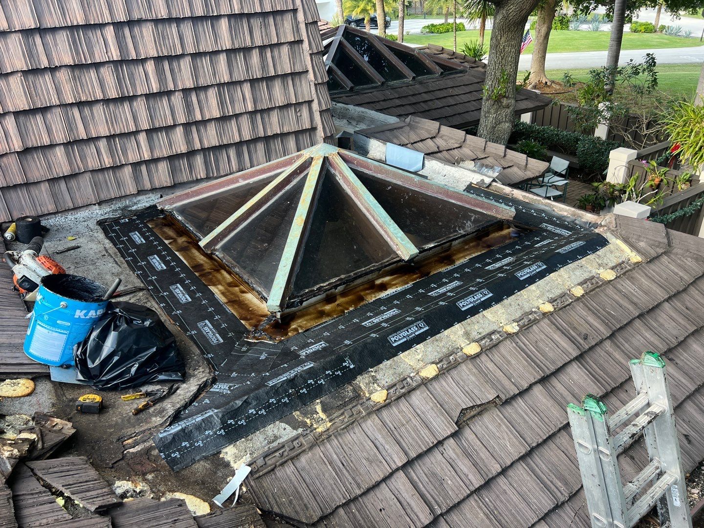 Gatehouse Rd., Sea Ranch Lakes, FL (Skylight Repair) by G&J Roofing 