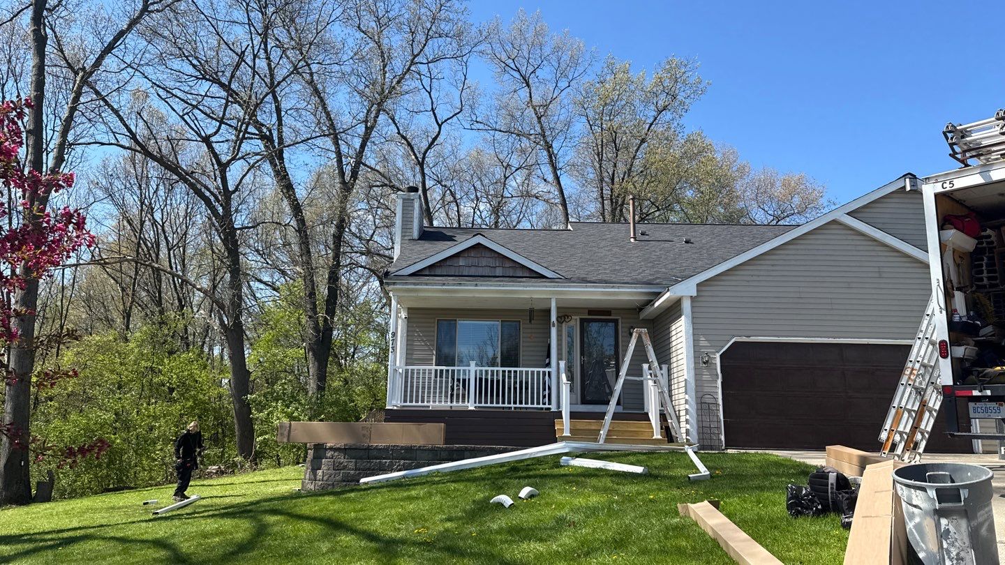Roof Replacement using Malarkey Vista Brilliant Black by 180 Contractors