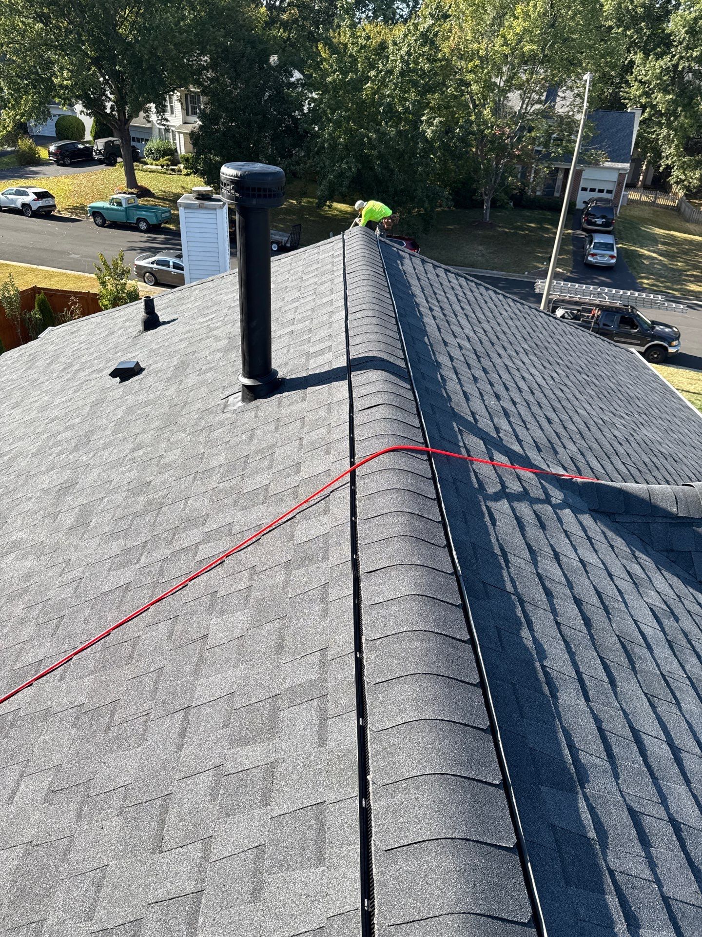 Gainesville: Residential Roof Replacement with CertainTeed Landmark in Moire Black  by RM Banning, Inc.