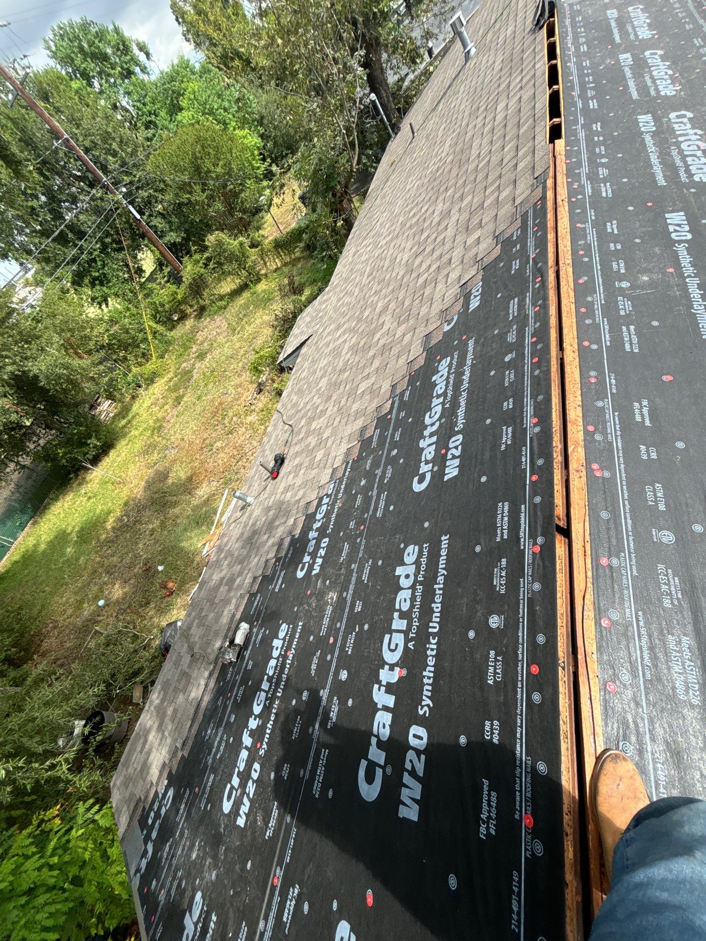 Residential Roofing Repair using Owen's Corning Duration (Lifetime) Shingles by Roof Repair Services LLC