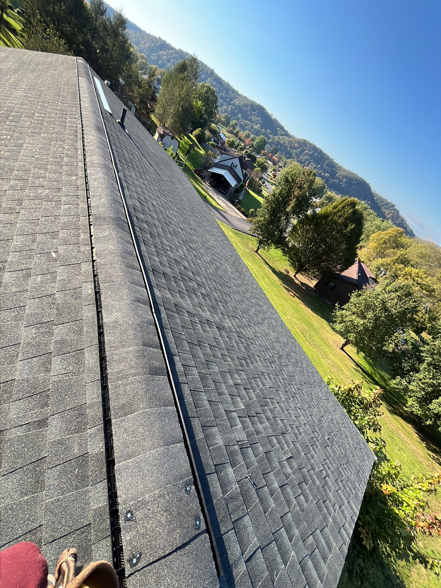 Residential Roofing Installation using GAF Timberline HDZ, Black by Rainstoppers Roofing