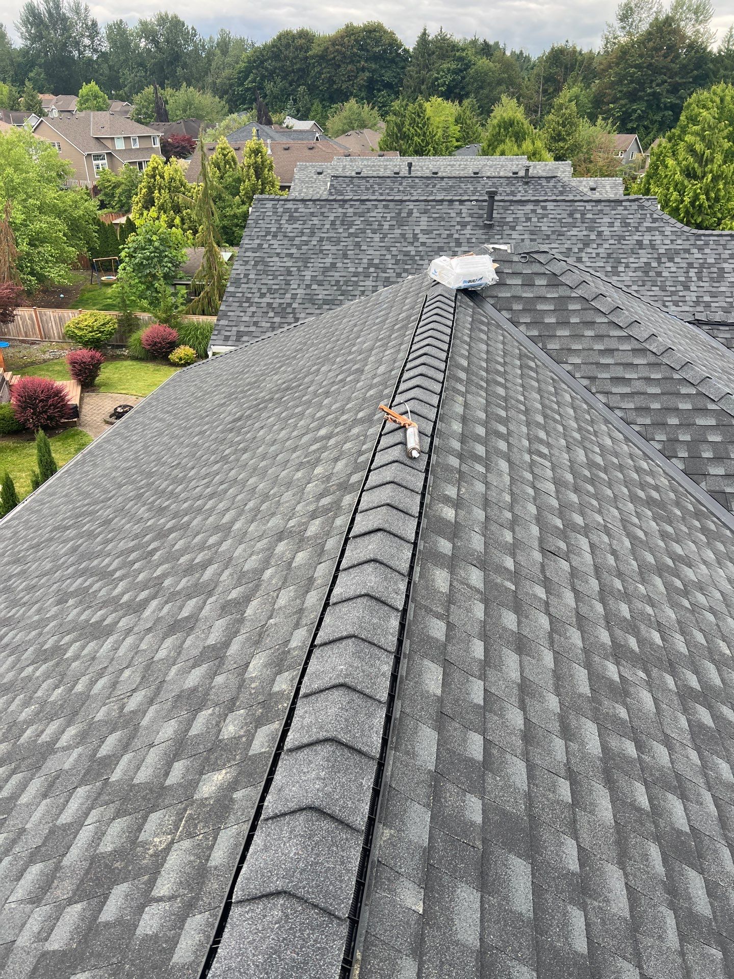 Residential Roofing Installation using GAF UHDZ Shingles by Roofing Formula LLC