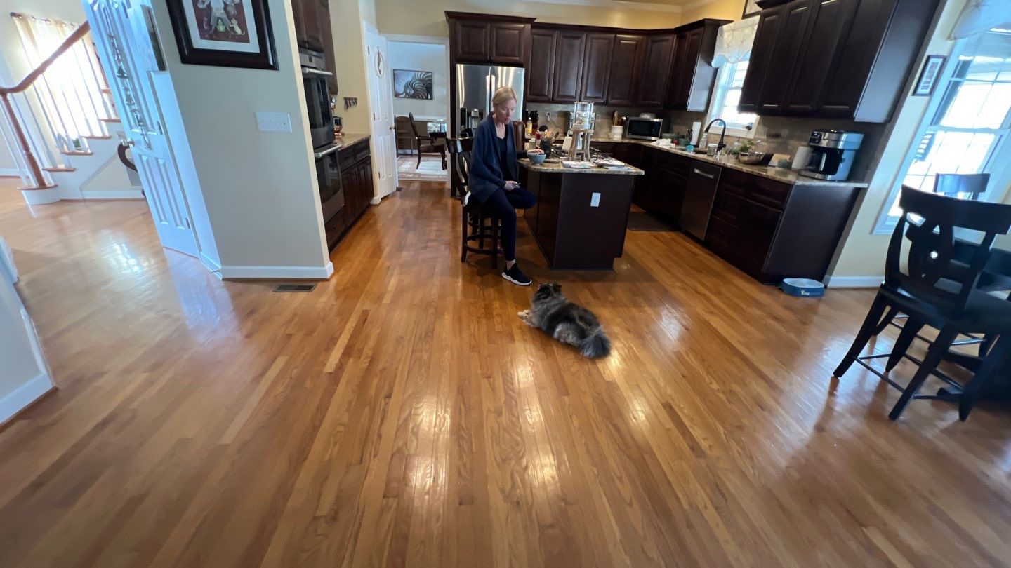 Hardwood Renewal  using Finish Em by Monster Clean