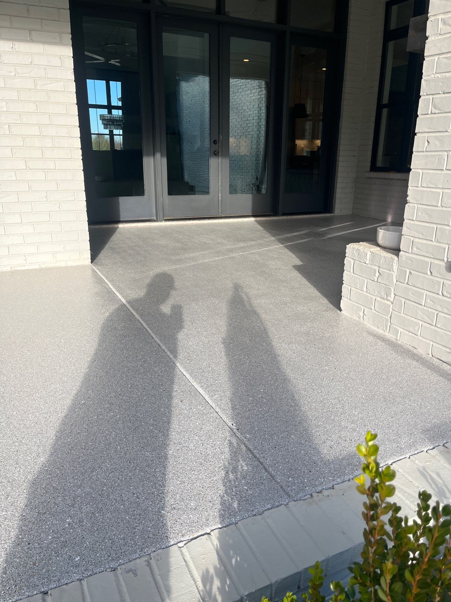 Patio Floor Coating using Quartzite by My Garage Floor Guys