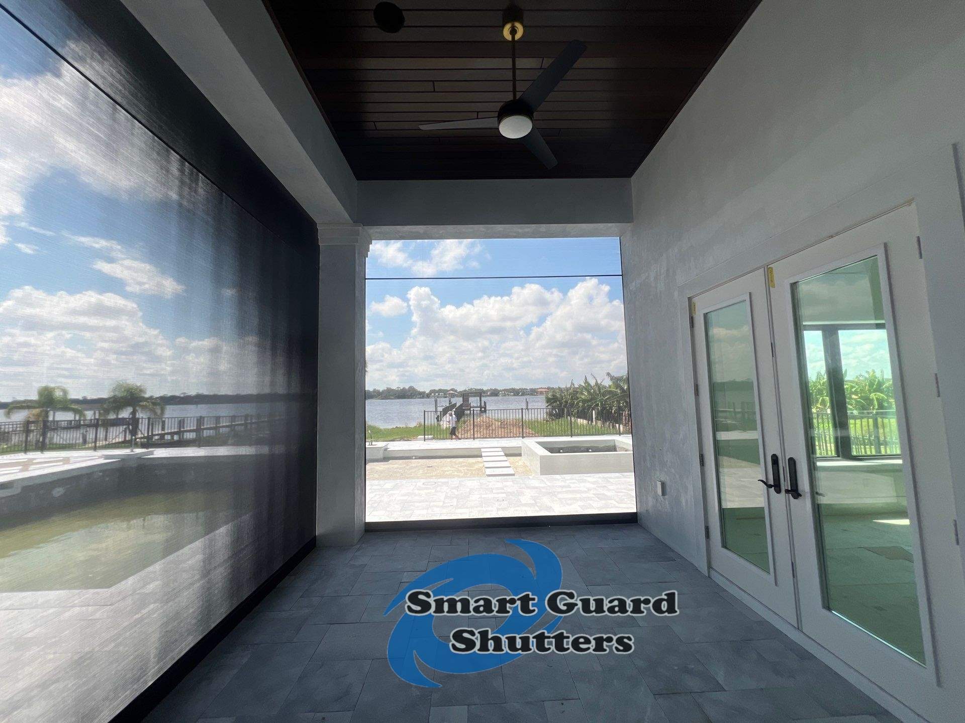 7 UltraShield Motorized Hurricane Screen by Smart Guard Shutters