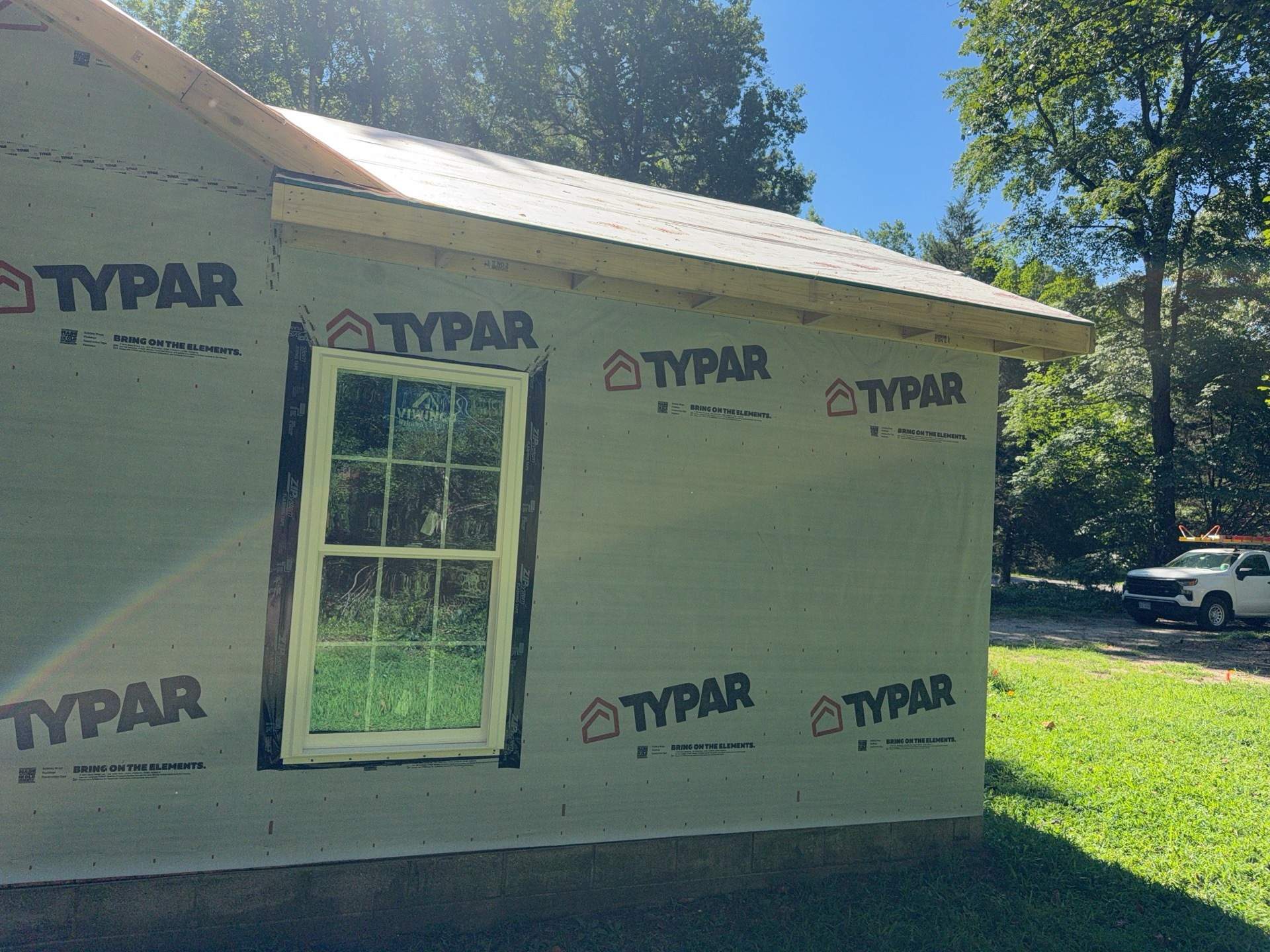 Single-Story New Construction Vinyl Siding Install in Gloucester by Cade Construction