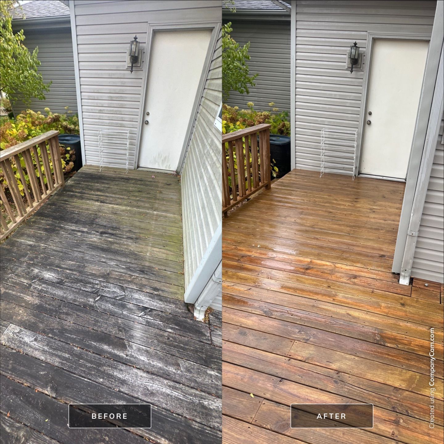 Project in Wauconda by Simmons Power & Soft Washing