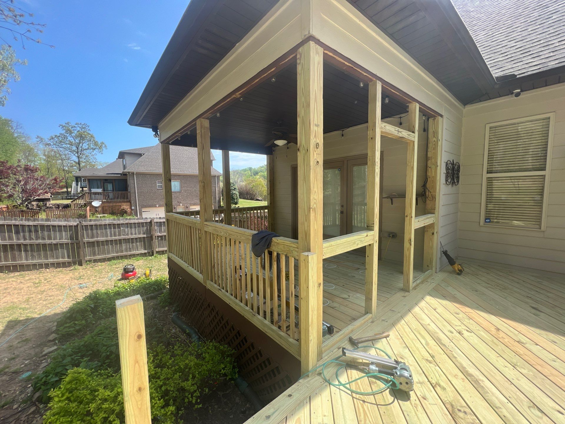 Long Leaf Lake - Deck by Pillar and Pine