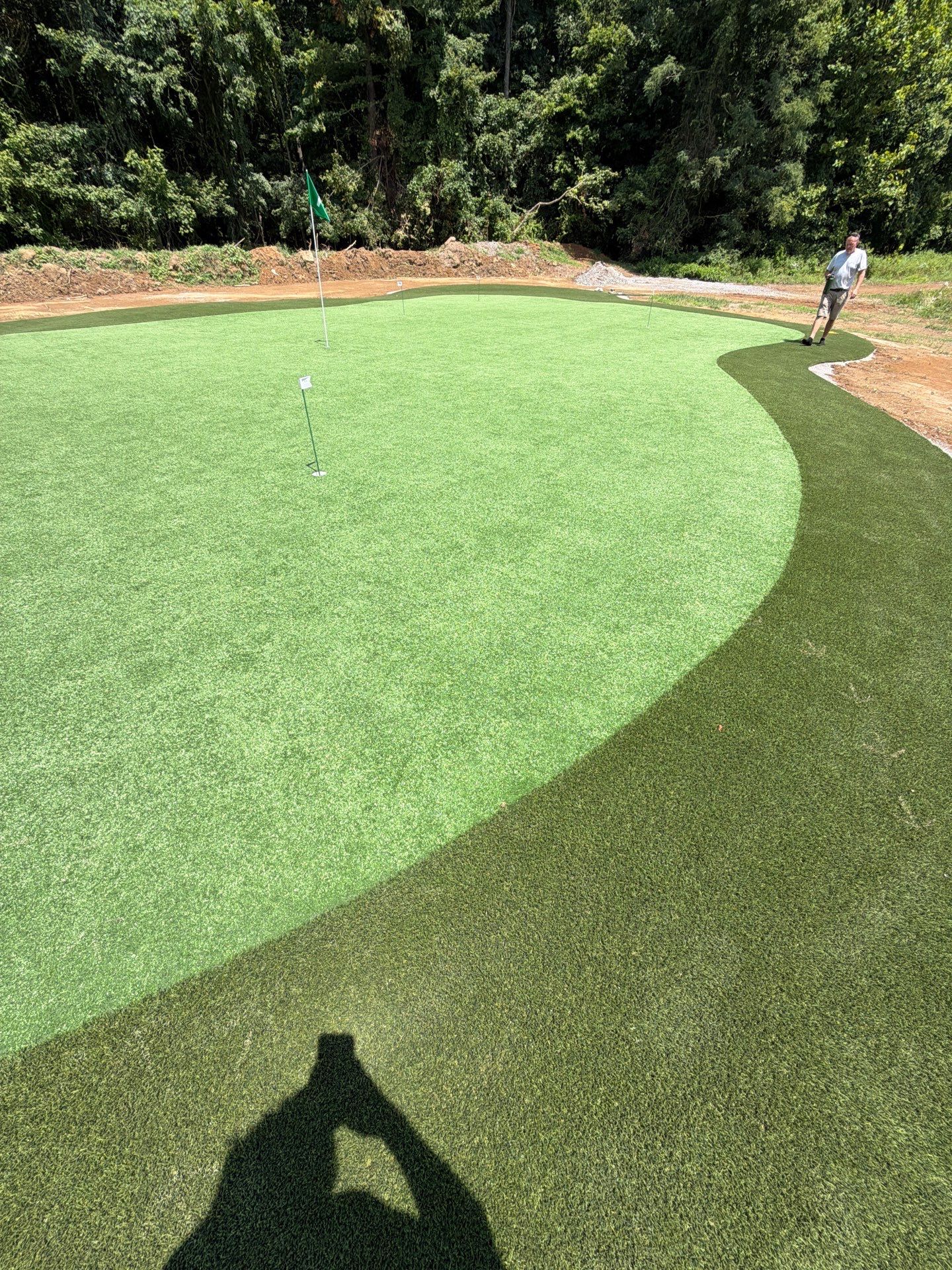 Custom Replica Golf Green and Tee Boxes in Batavia, Ohio by Southwest Greens Midwest