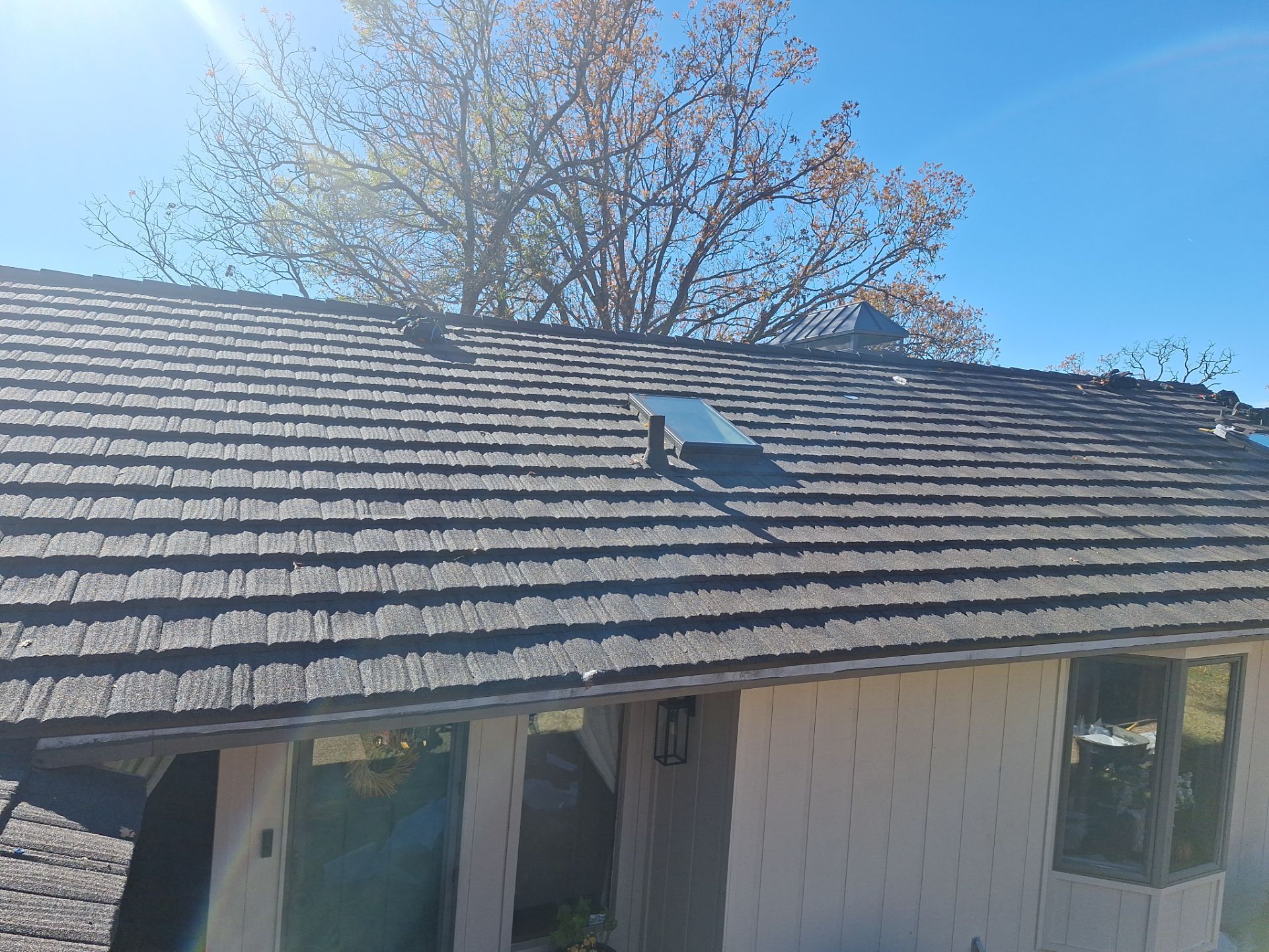 Residential Roofing Installation using Stone Coated Steel - Westlake Royal Roofing Solutions by Ozark Mountain Roofing