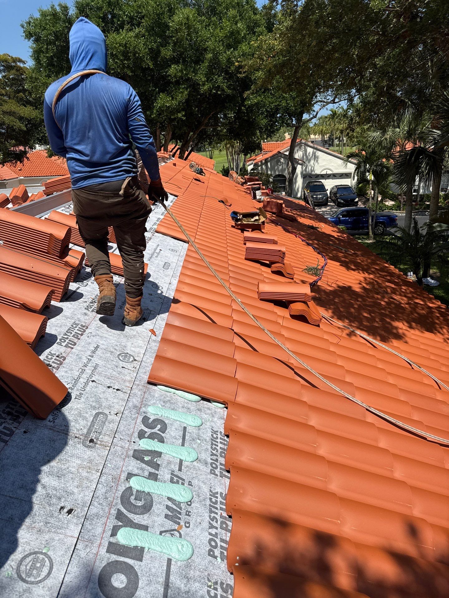 Residential Roofing Installation using Verea by BLUES BROTHERS ROOFING