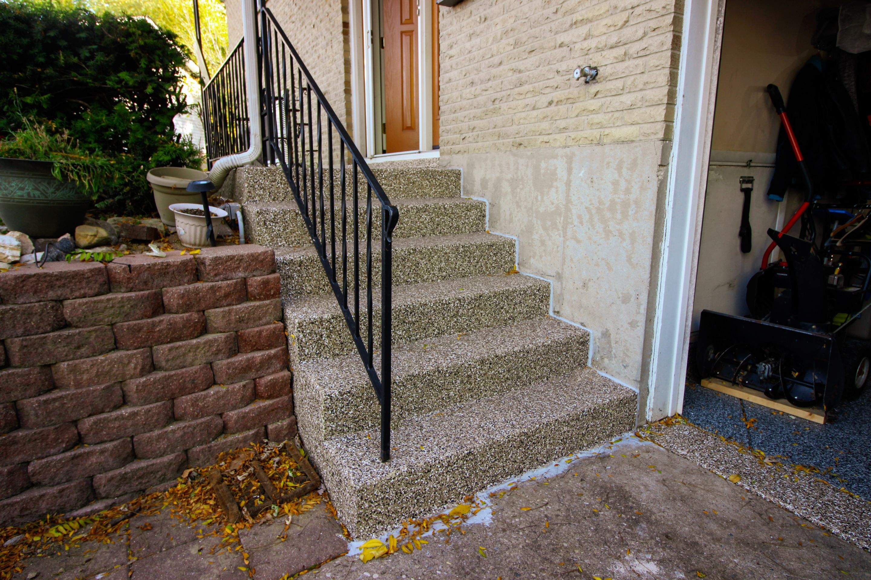 Patio Installation using Desert Sand by Your1DayFloor.com