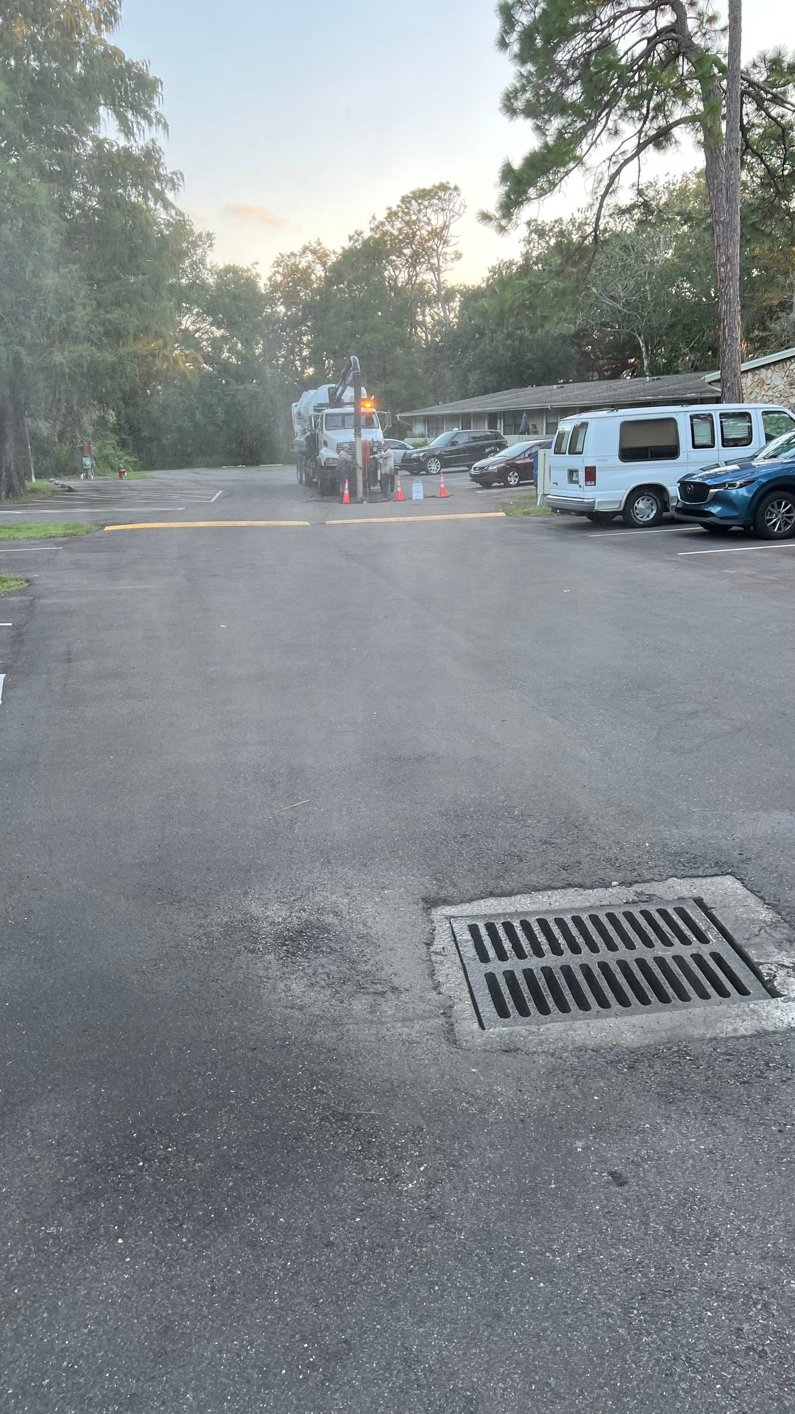 Apartment Complex Storm Water System Cleaning and Maintenance by APS Power & Water