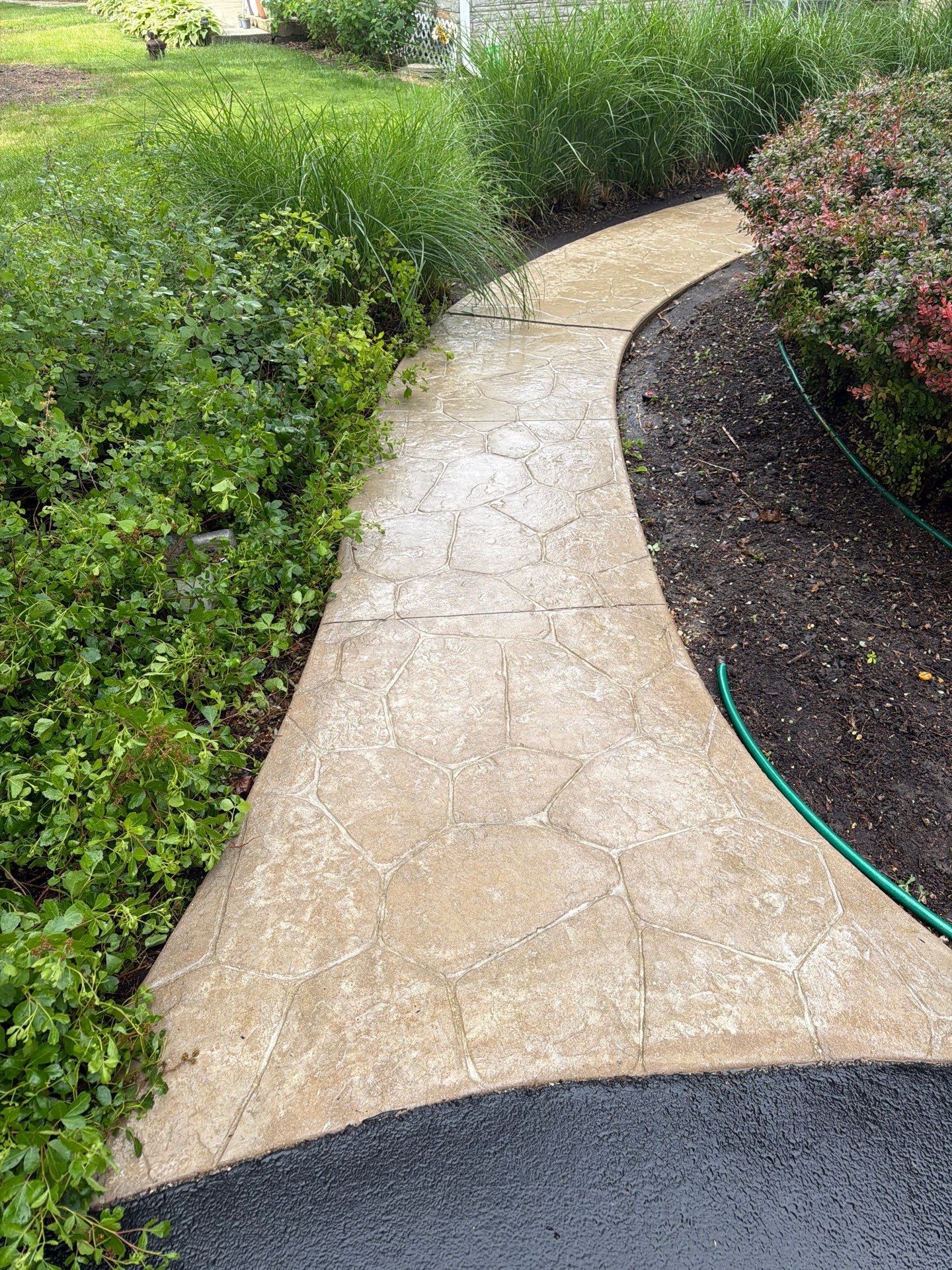 Stamped Concrete Surface Cleaning by Northern Power Washing LLC.