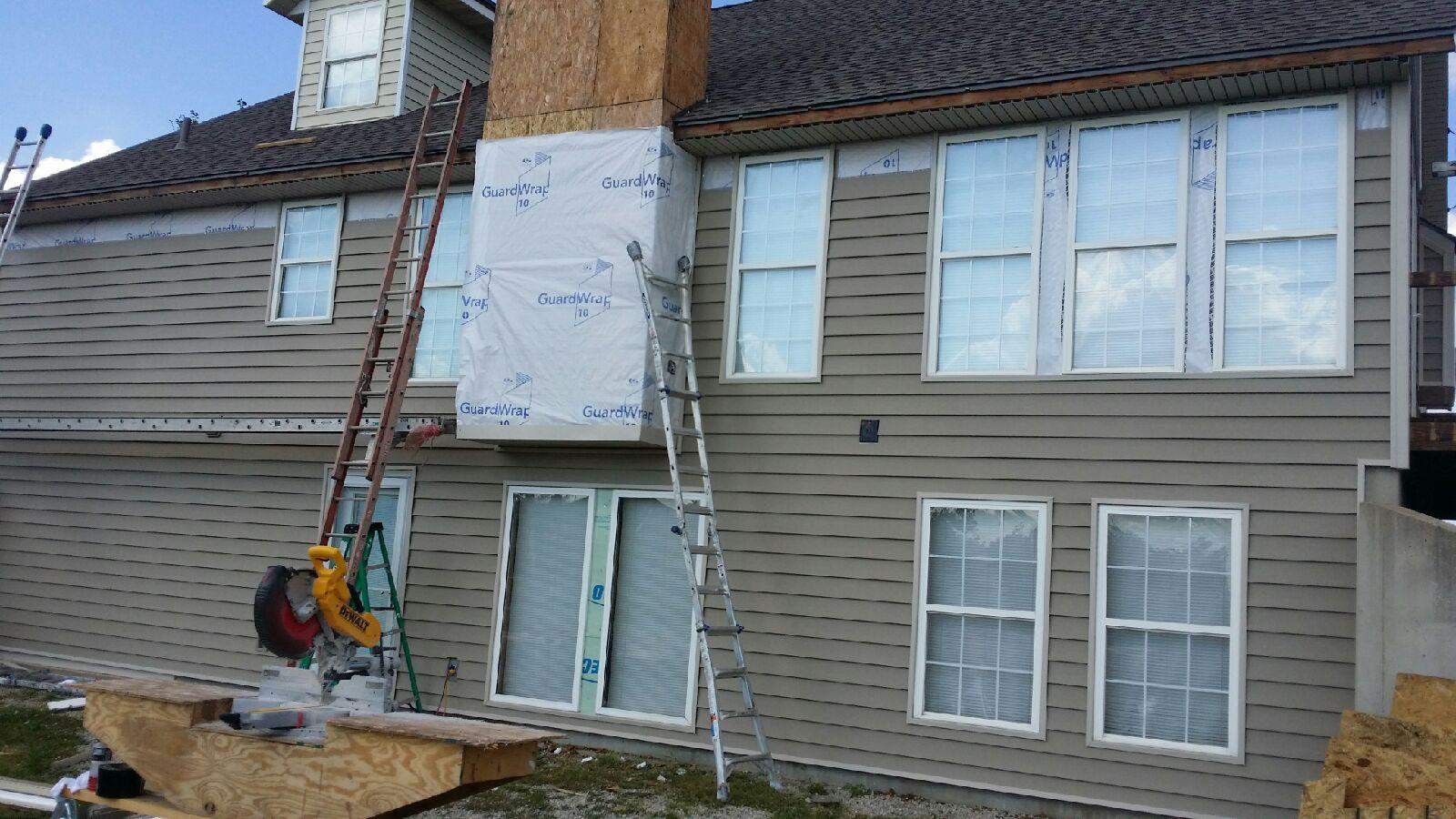 ROOF GUTTERS SIDING REPLACEMNT using GAF Timberline HD roof shingles and Alside Prodigy Siding by Gorilla Exteriors Contracting, LLC