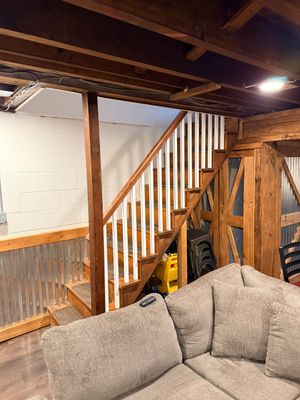 Custom Railing install, Window install