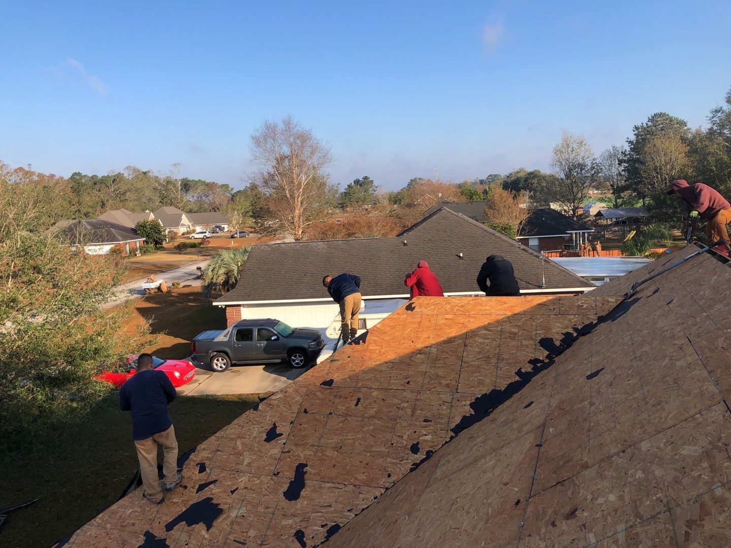 Residential Roofing Installation using Roof Replacement by American Roofing & Construction LLC