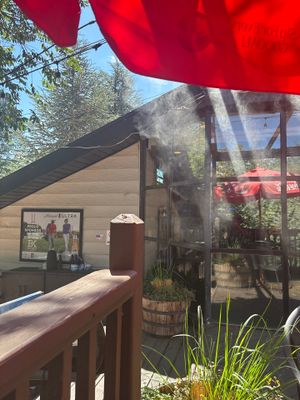 Commercial Patio Upgrade With Integrated Misting System In Millcreek