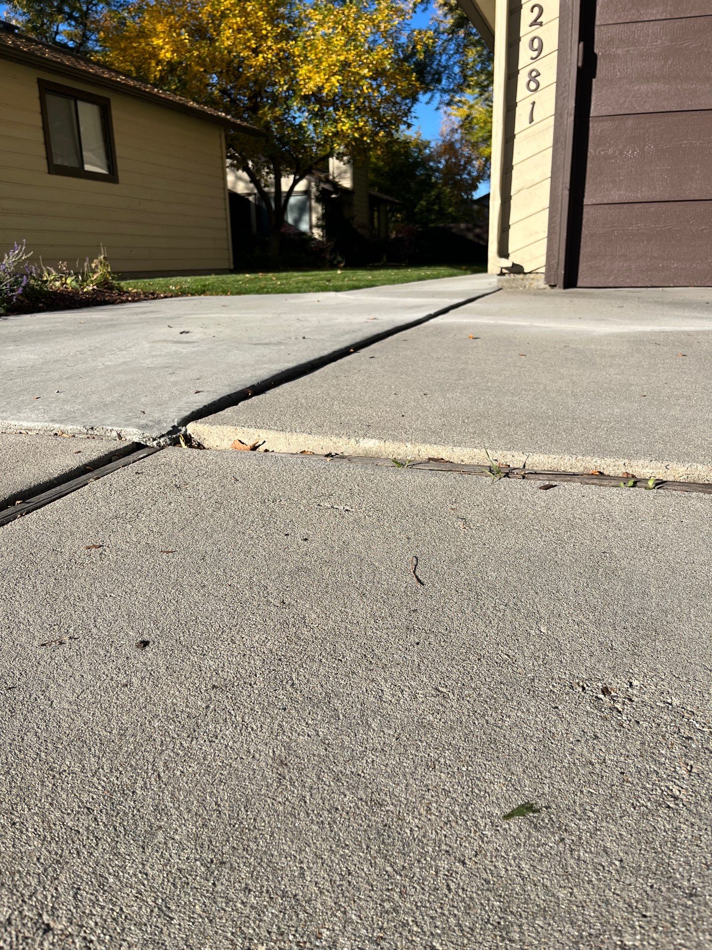 Driveway Crack Repair for Michelle by Mr. Mudd Concrete