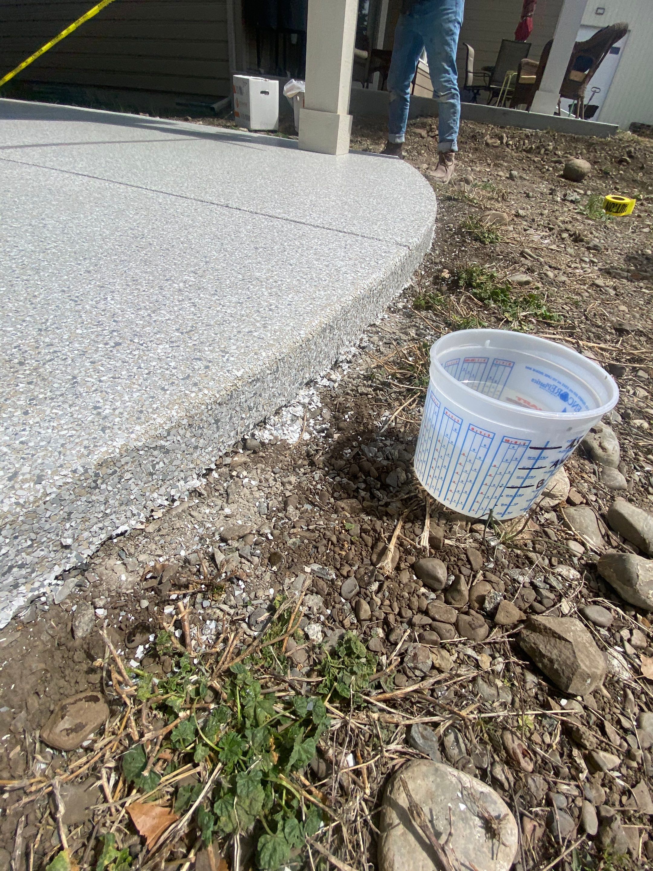 Patio and Walkway using Mt Everest by Croc Coatings, LLC