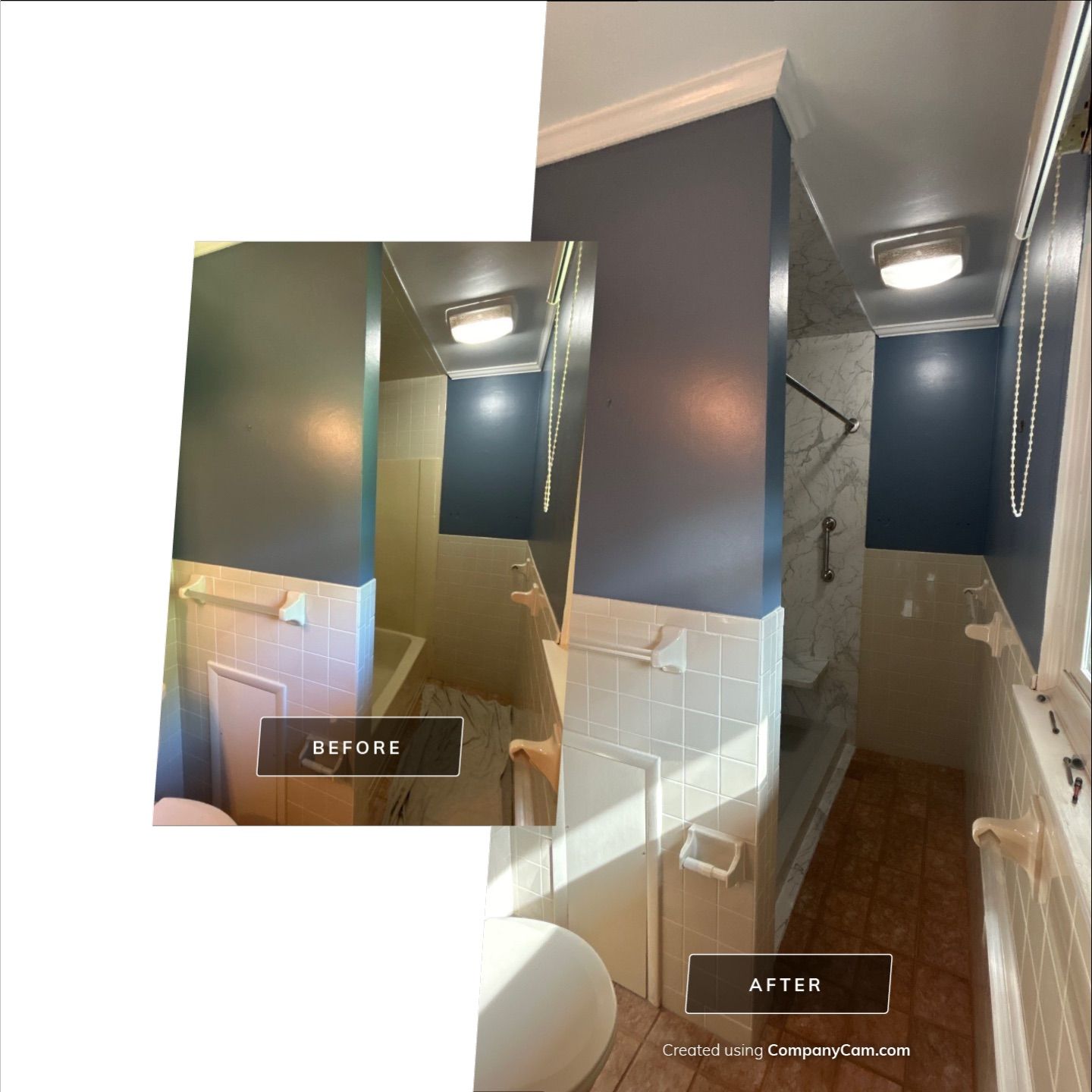 Tub to Shower w Window by BathPlanet SW Virginia