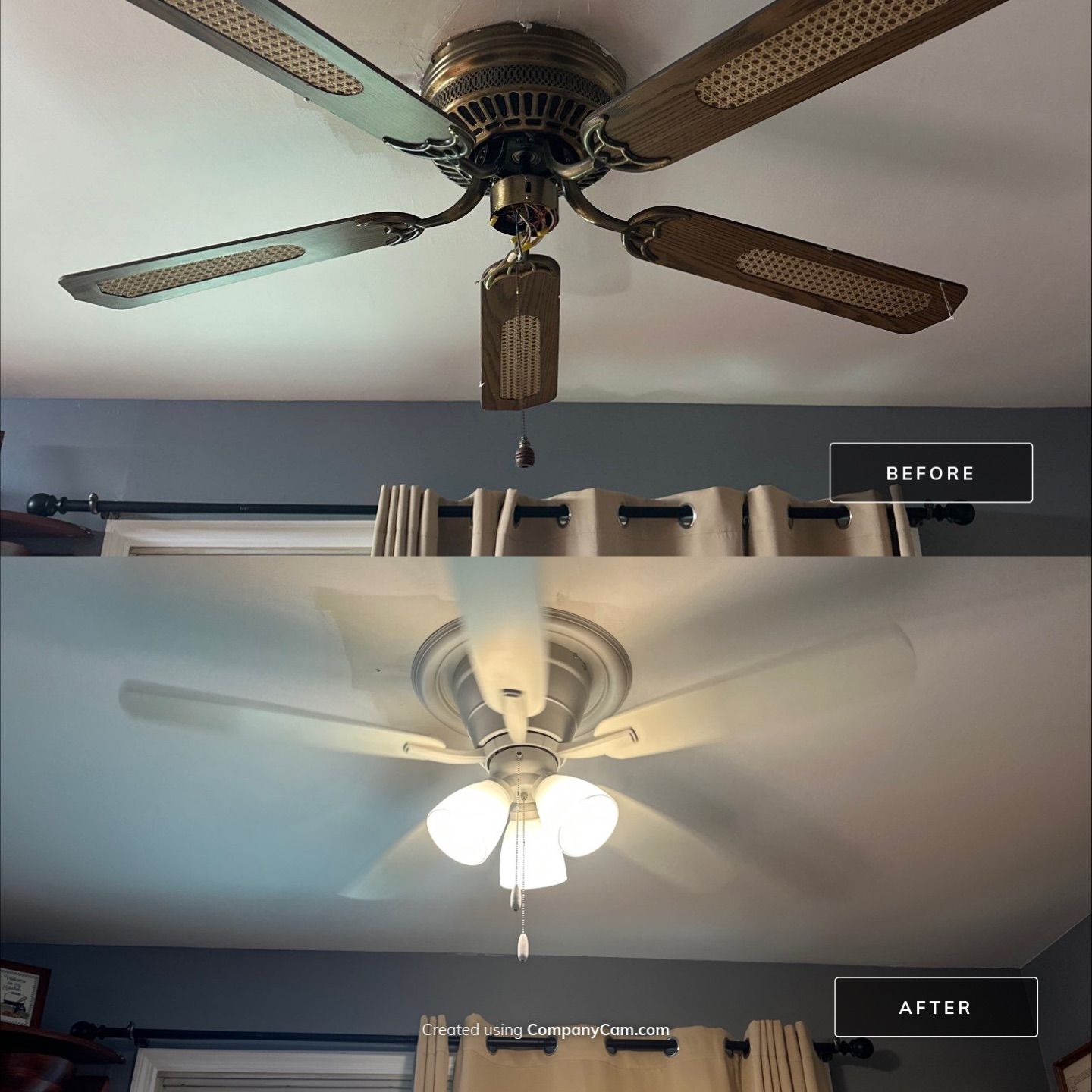 Kitchen lighting upgrade by Spartan Home Pros
