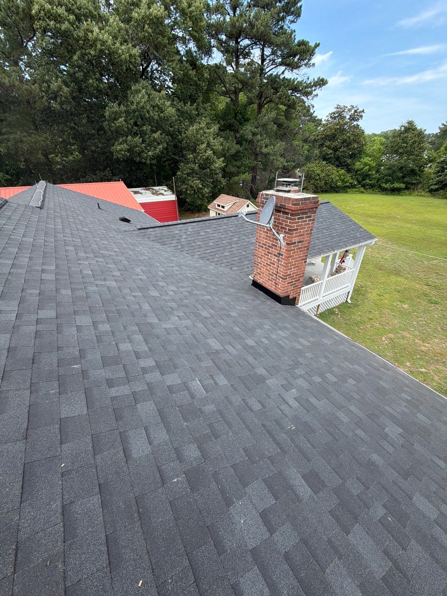 Complete Architectural Shingle Roof Replacement Project in Hudgins by Cade Construction