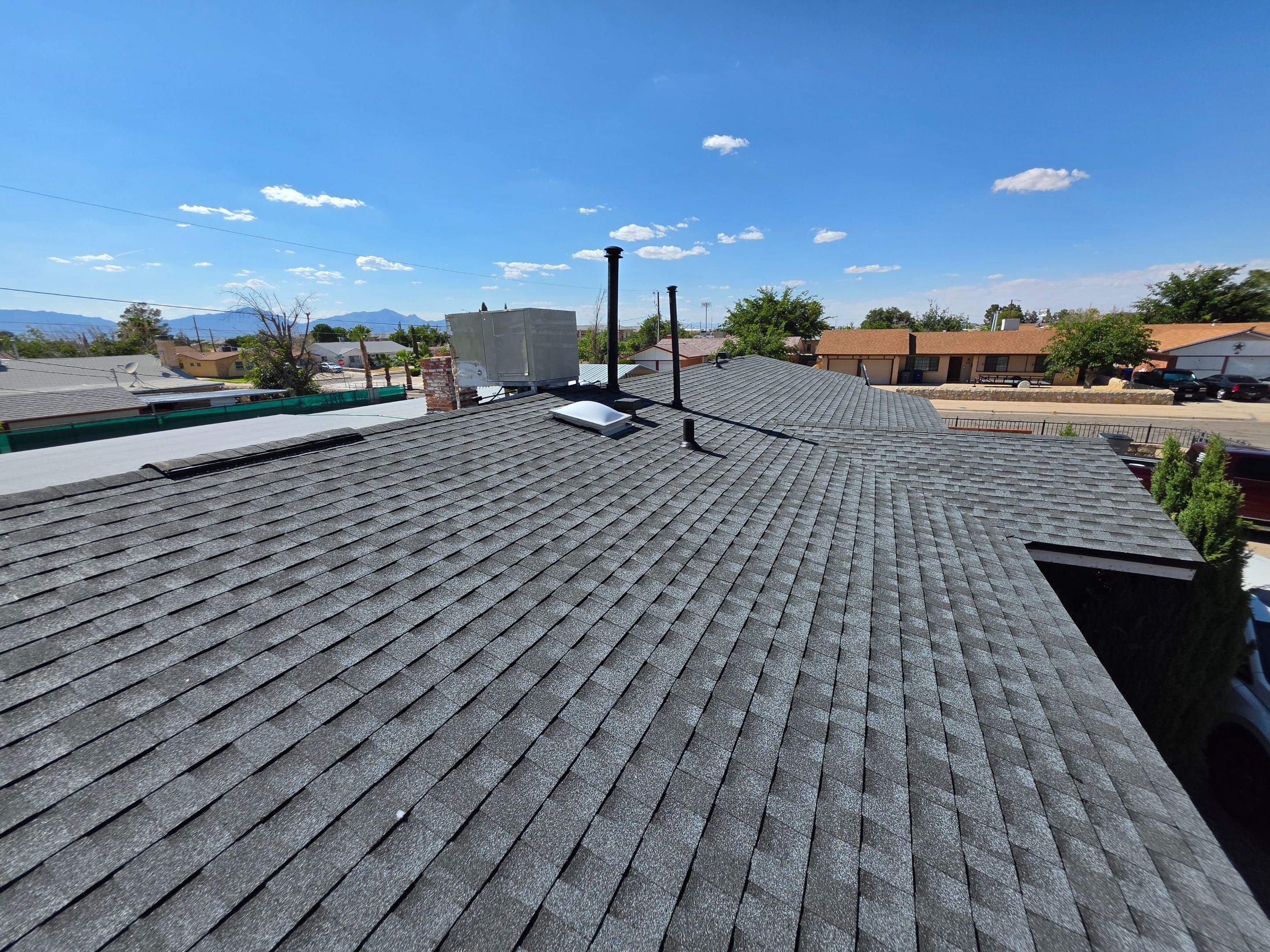 Architectural Shingle Roof Replacement and Decking Repair in El Paso by Berry Good Roofing