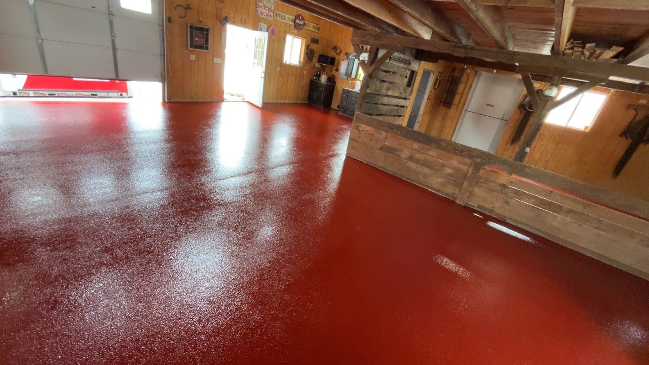 Tile Red by Granite Garage Floors