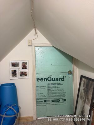 Attic Knee Wall Sealing and Insulation in Chattanooga