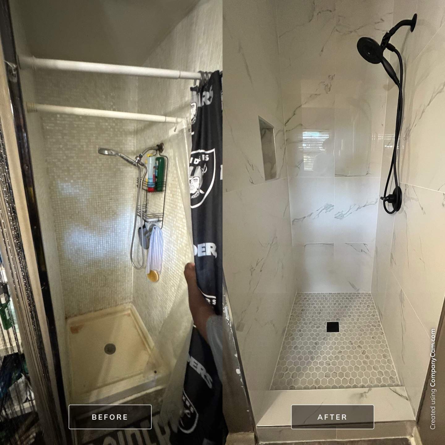 Shower renovation by Prudencio