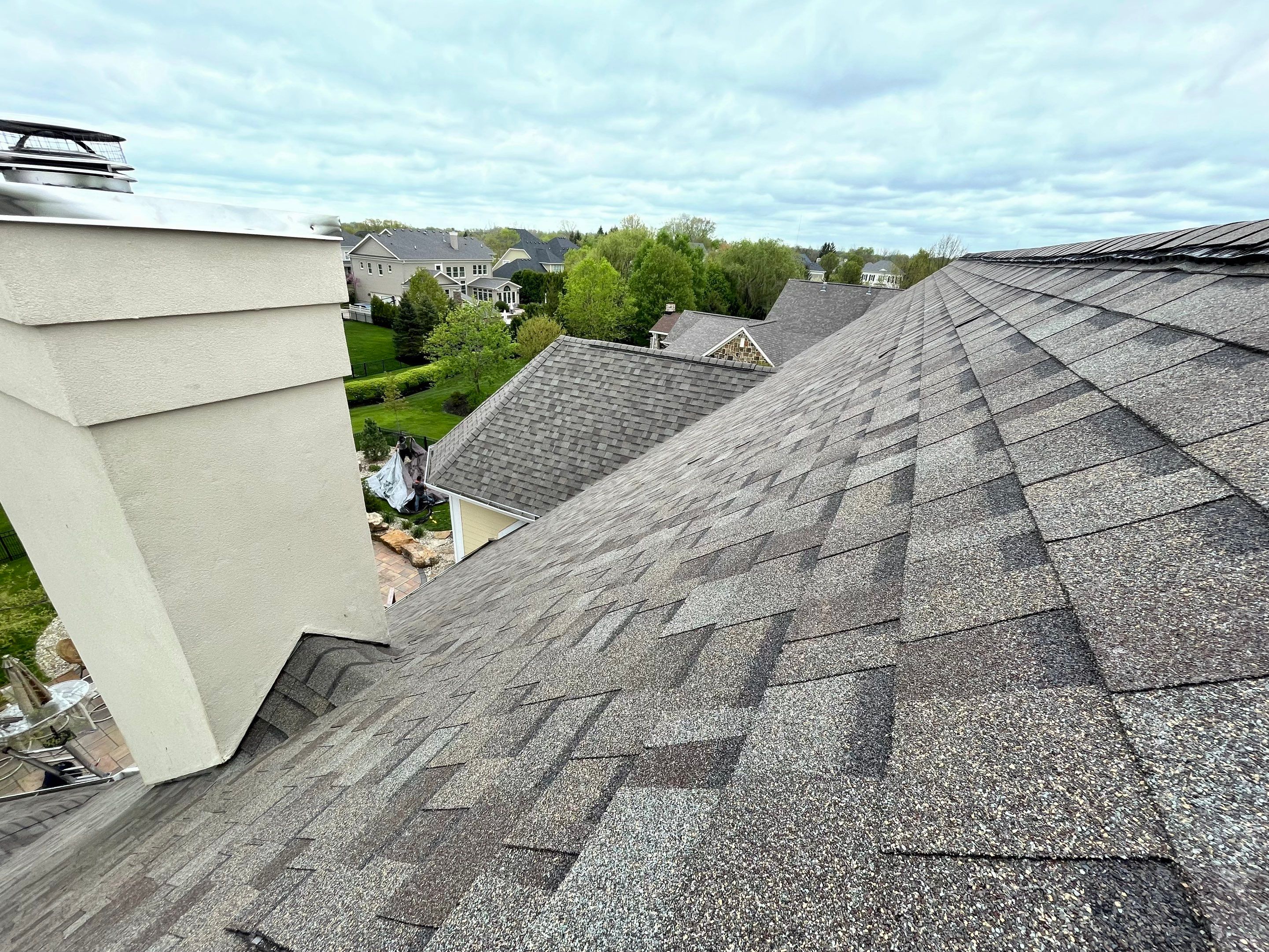 Roof Damage using Owens Corning Duration Storm by 317 Roofing & Restorations