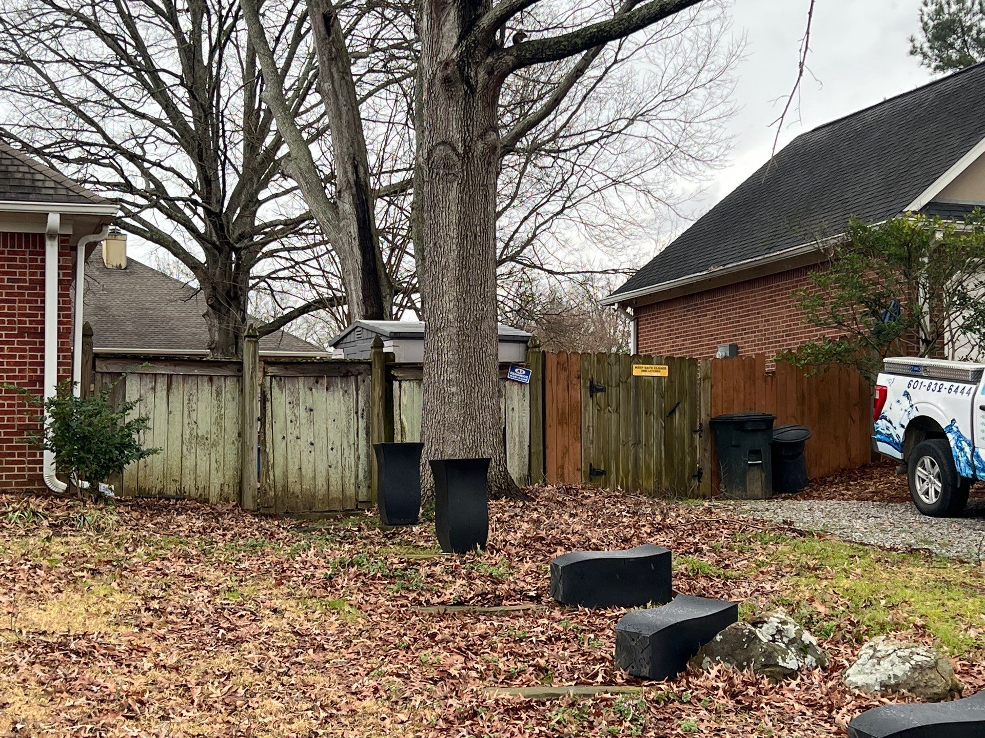 8' Cedar Good Neighbor 6x6 w/Decorative Opening by Roberson Construction LLC