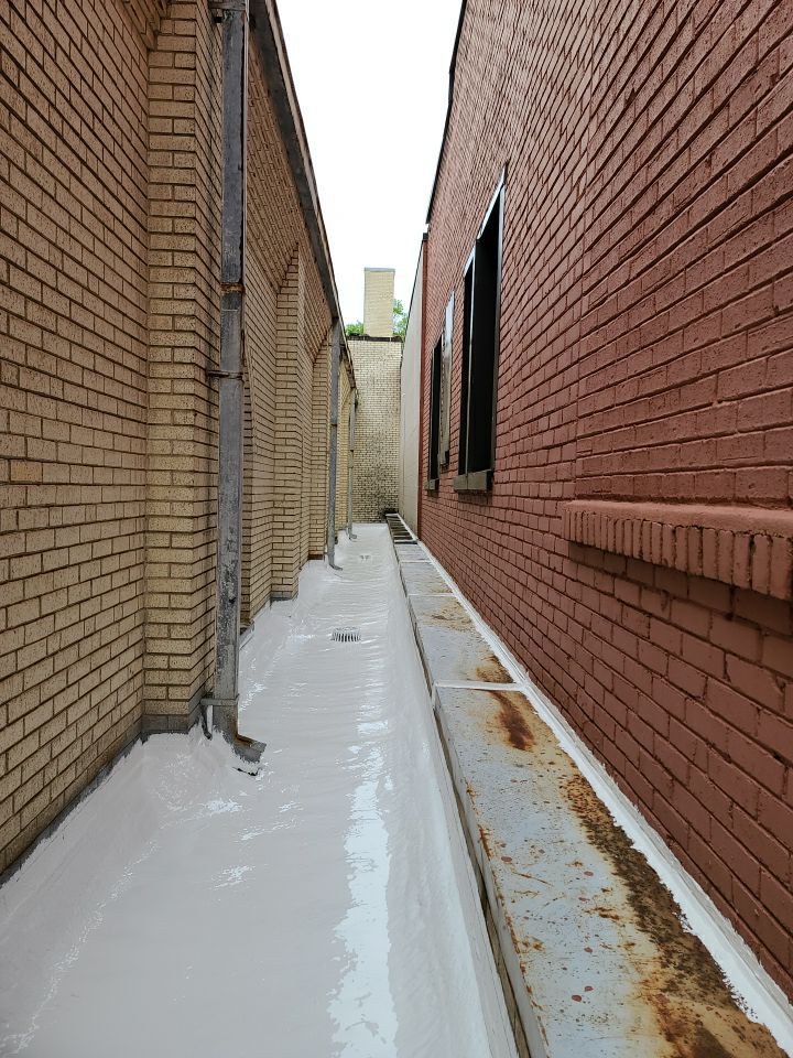Commercial Roofing Installation using 50 mil PVC by Hostetler Roofing