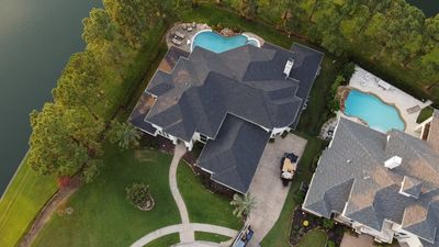 GAF HDZ Charcoal Roof Installation for Elegant Houston Home