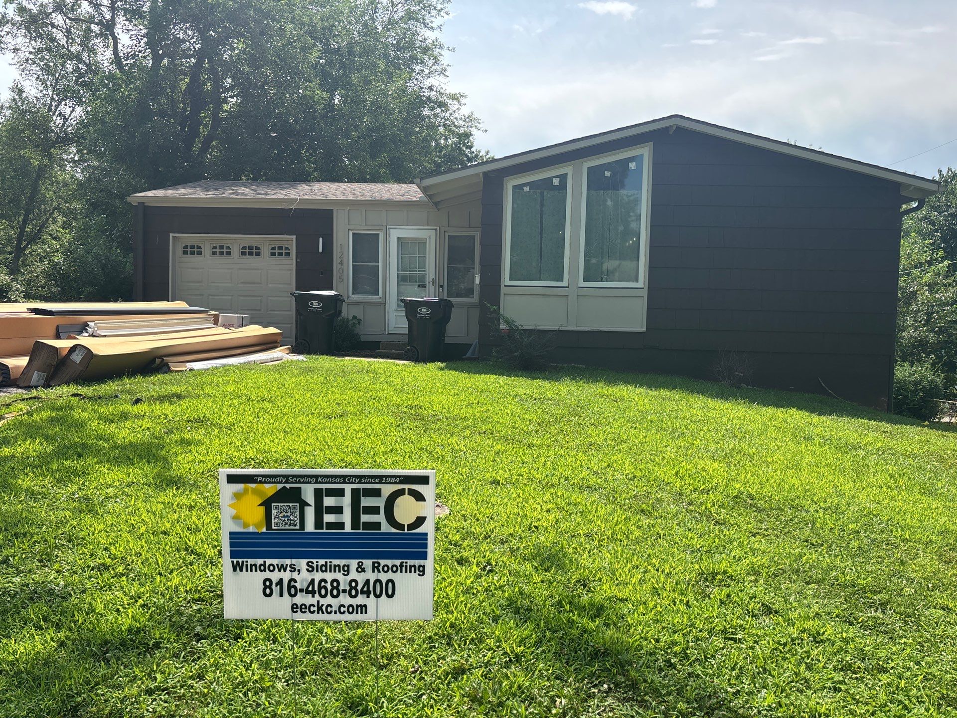Complete Exterior Transformation With Craneboard Siding and Heartland Windows by EEC Windows, Siding & Roofing
