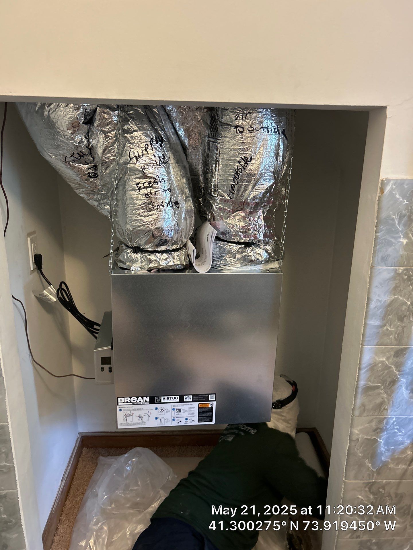 Project in Peekskill by Healthy Home Energy & Consulting