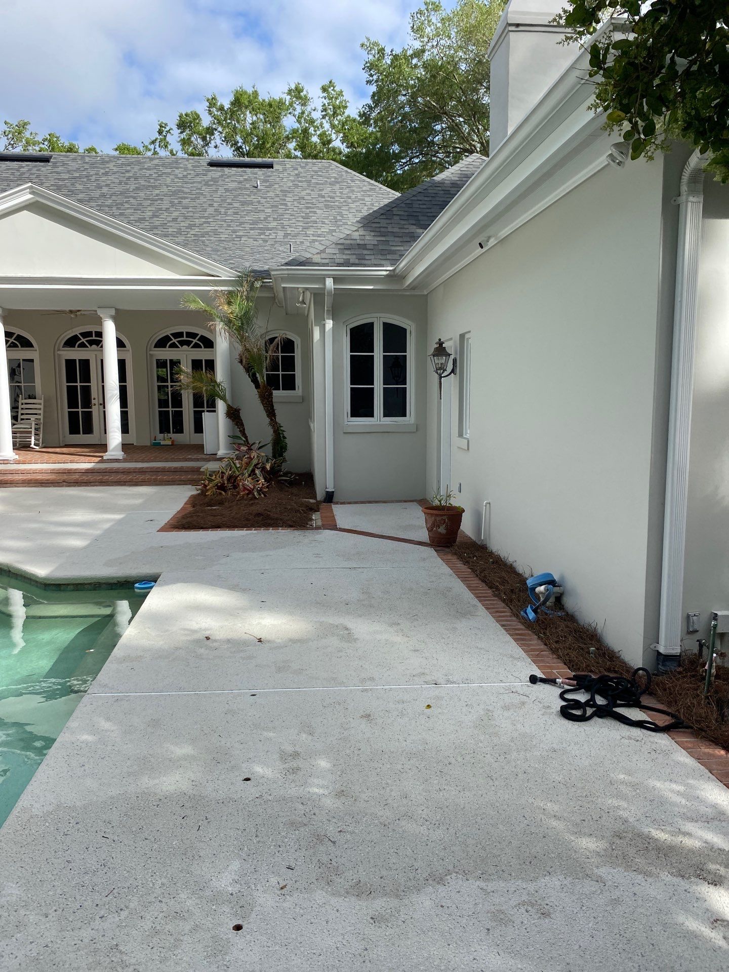 Deerwood Resident | Pine Straw Installation by ProGreen Services