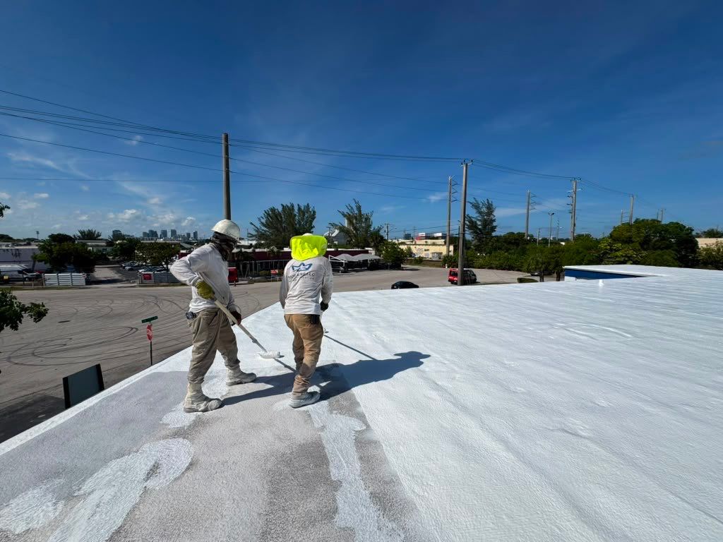 Fort Lauderdale Commercial Roof Restoration and Reflective Coating Installation by Roof King LLC