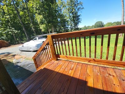 Weathered Deck using Wood Sealant