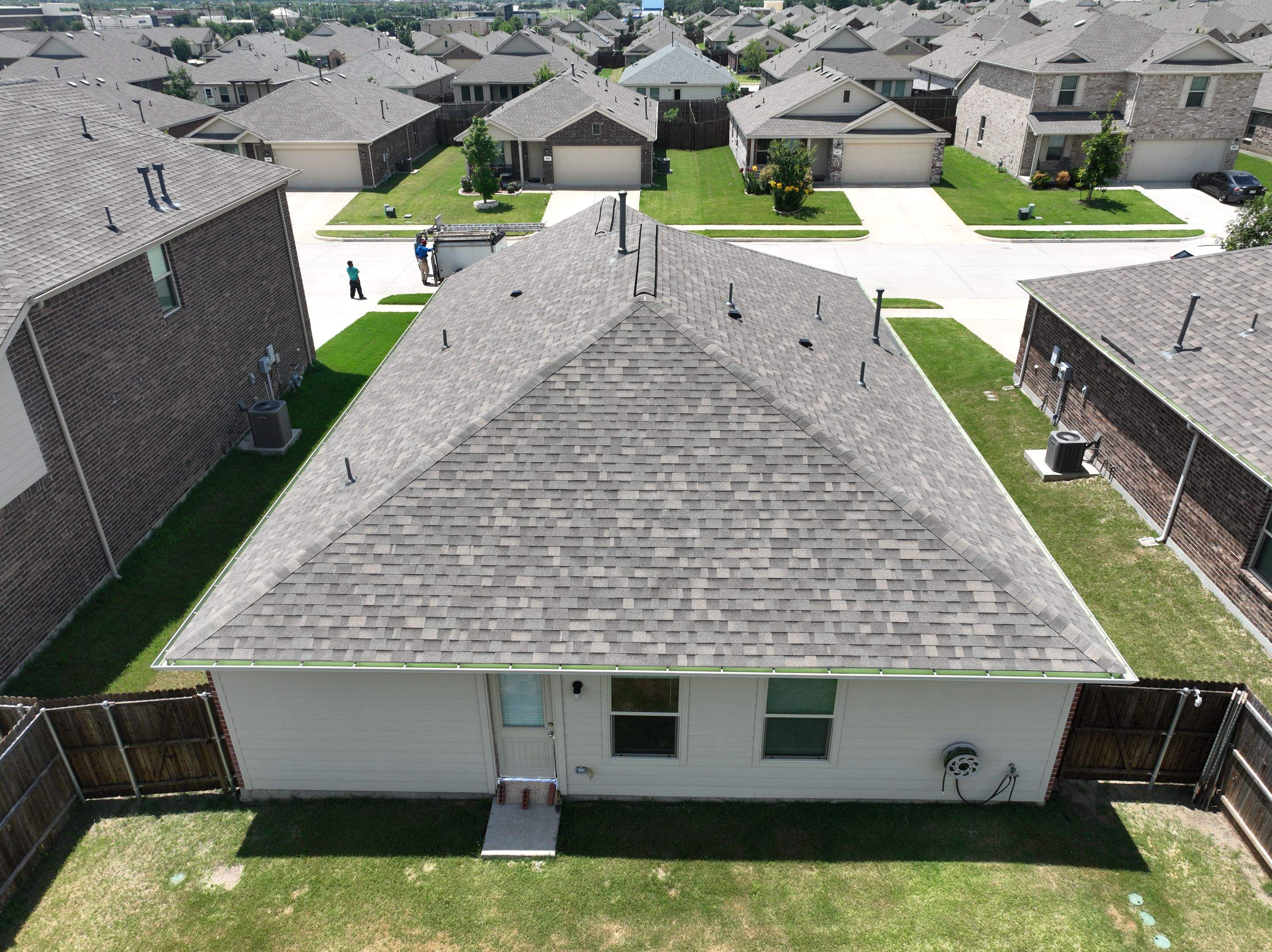 Residential Roofing Installation using Malarkey Vista Weathered Wood Plus by OneSource Roofing and Restoration