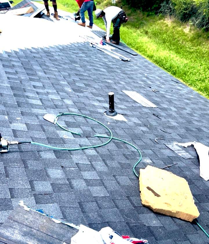 Residential Roofing Installation using TAMKO Heritage Shingles by Black Coast Roofing